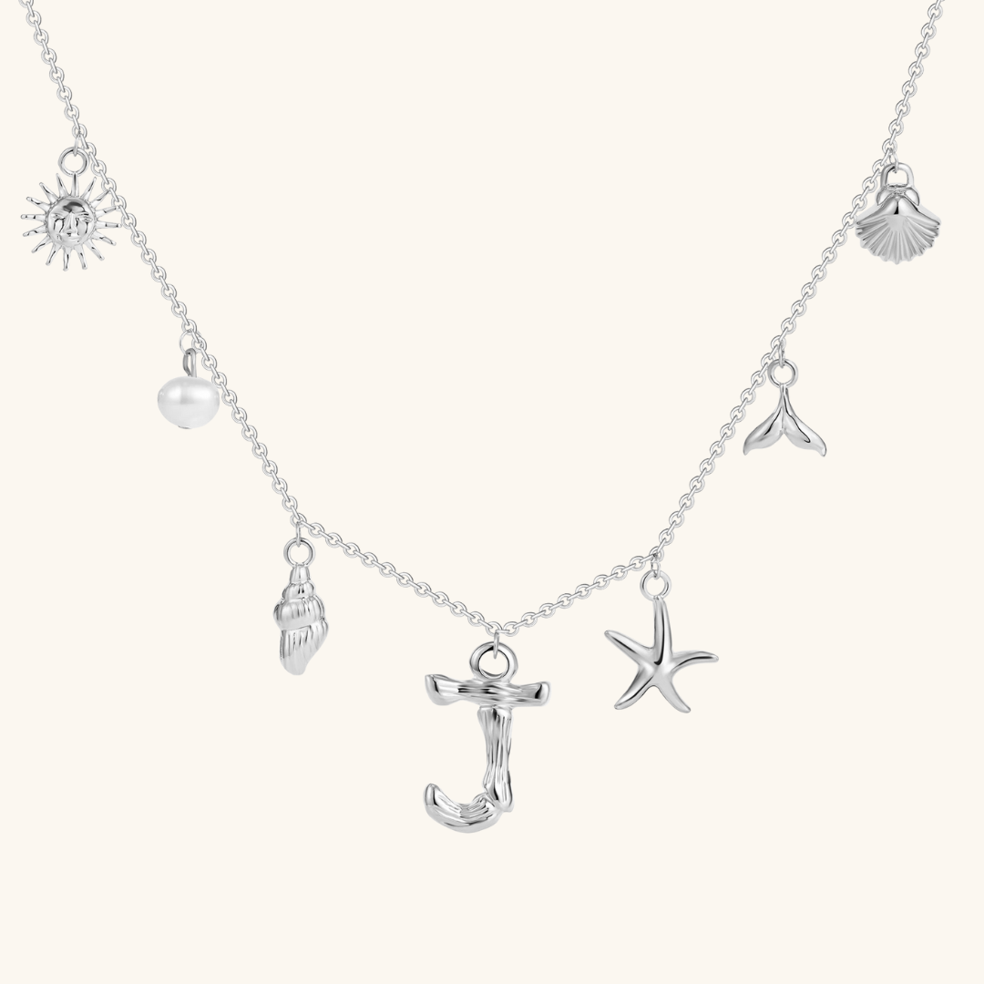Avaria Ocean Initial Necklace
