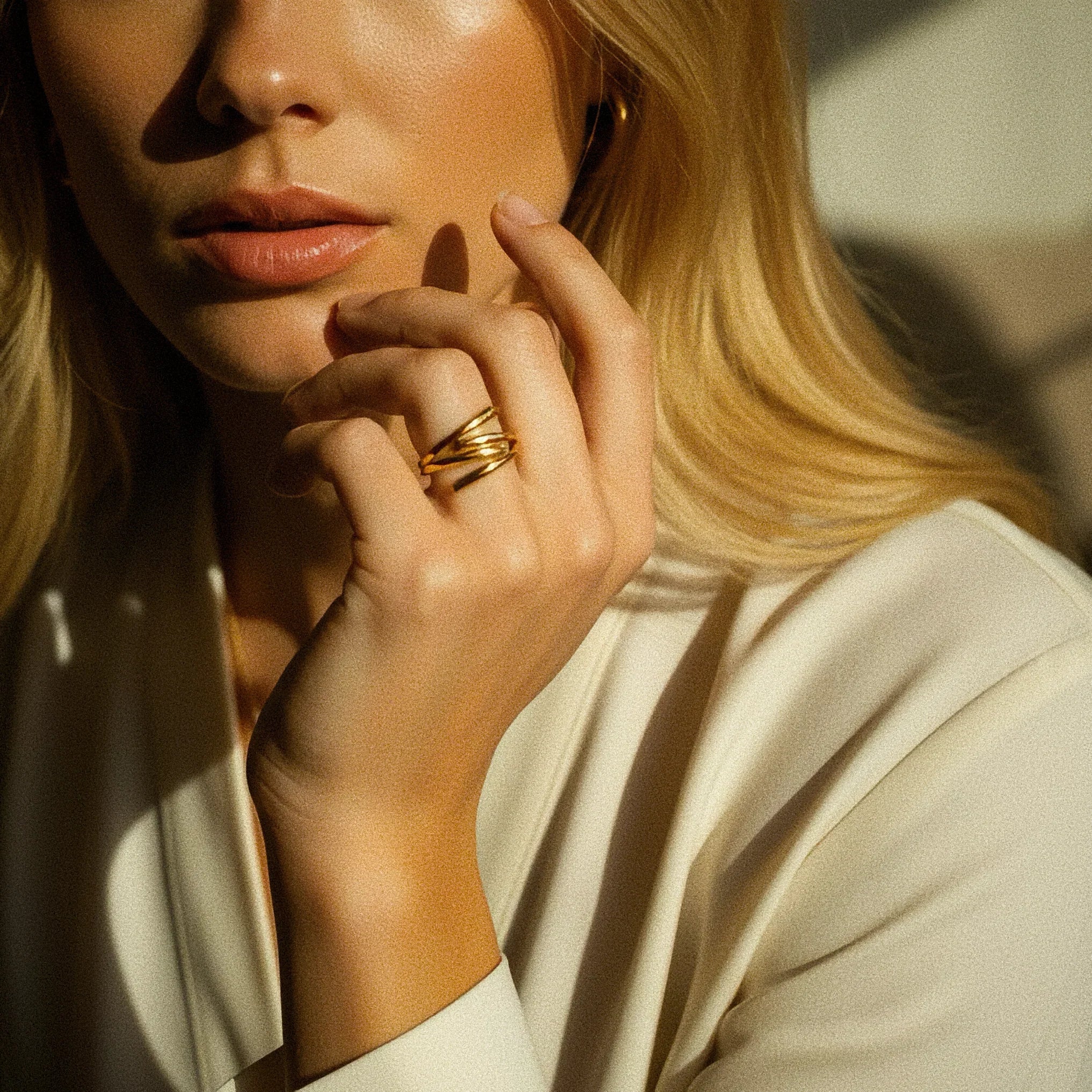 Shay Contemporary Gold Ring