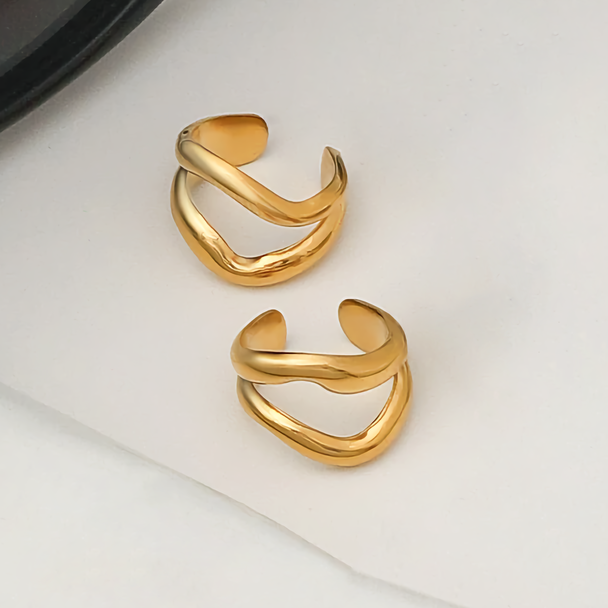 Rosiel Gold Ear Cuff Earrings