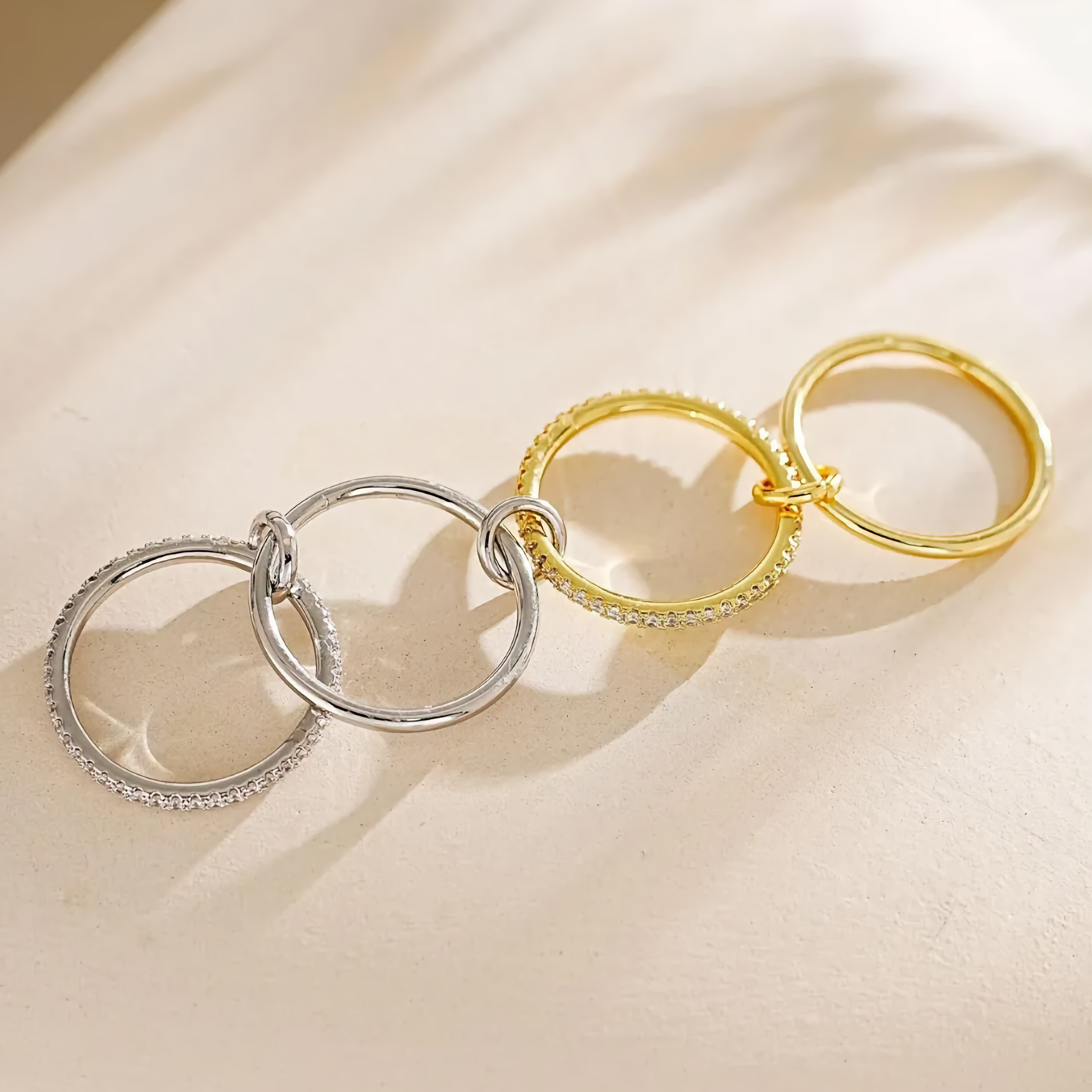 Ivy Stacked Diamond Ring