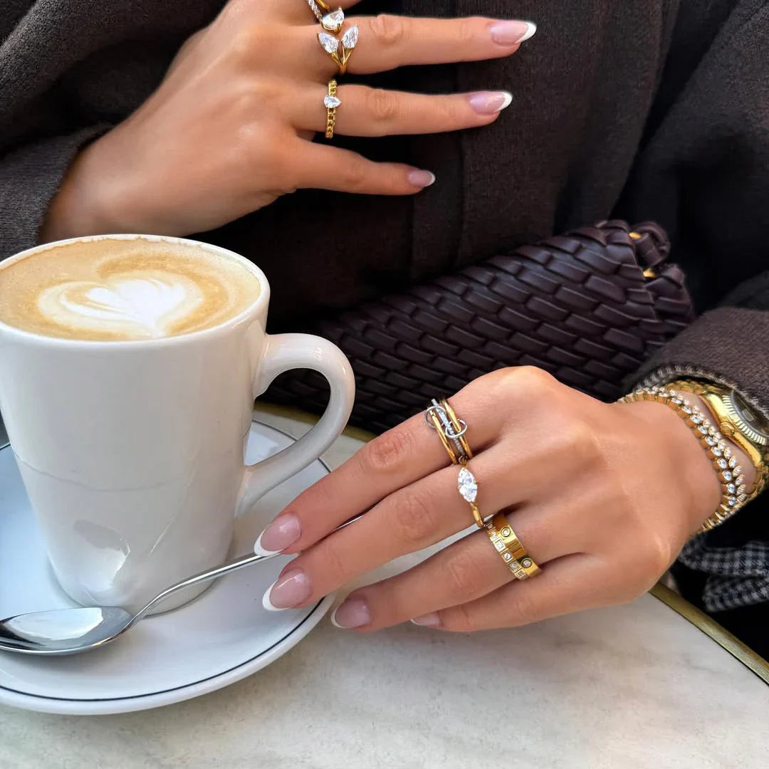 Chastity Diamond Ring Stack