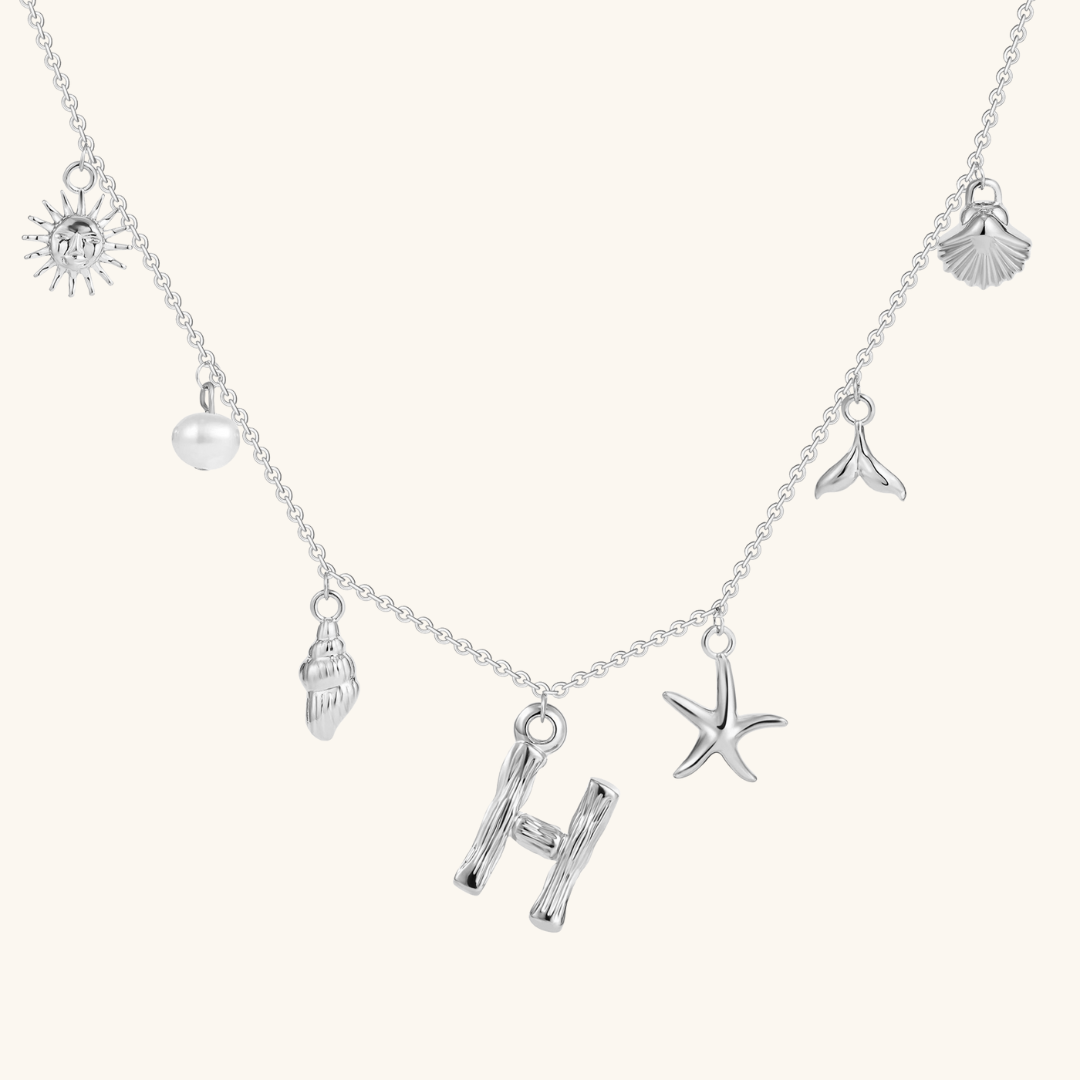 Avaria Ocean Initial Necklace