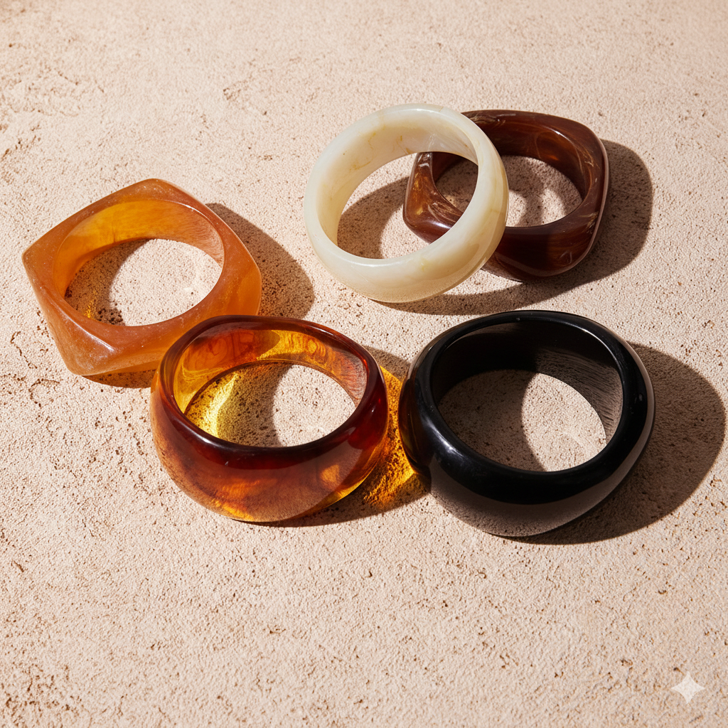 Kaitlyn Chunky Acrylic Bangle
