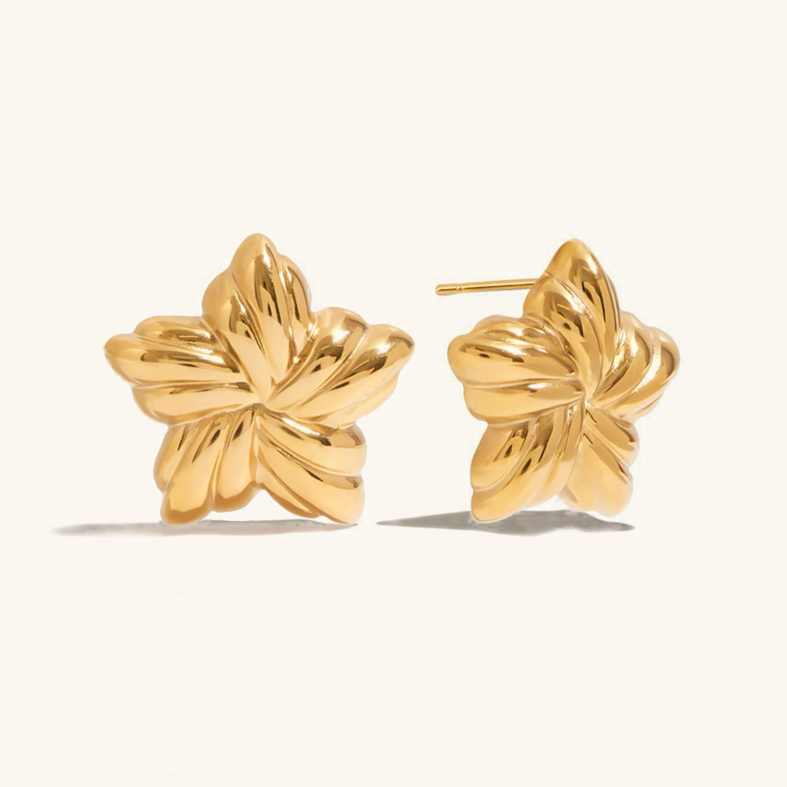 Thymes Gold Star Earrings