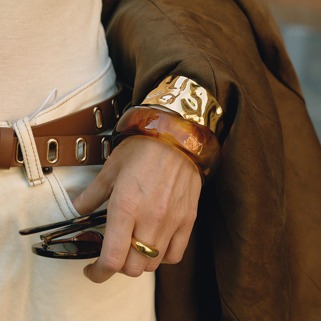 Kaitlyn Chunky Acrylic Bangle