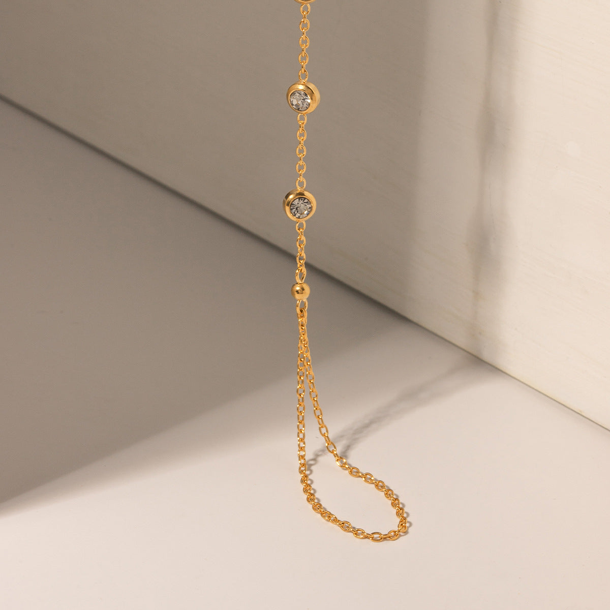 Leona Diamond Hand Chain