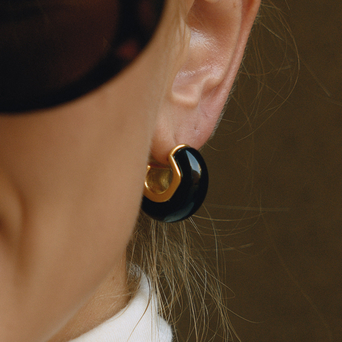 Lexi Chunky Enamel Hoops