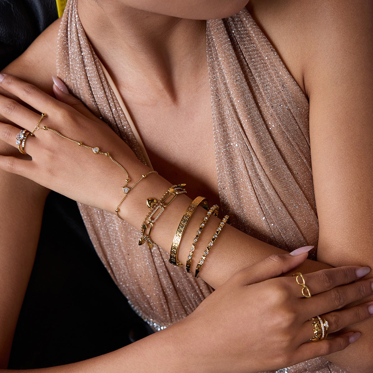 Winslow Gold Hand Chain