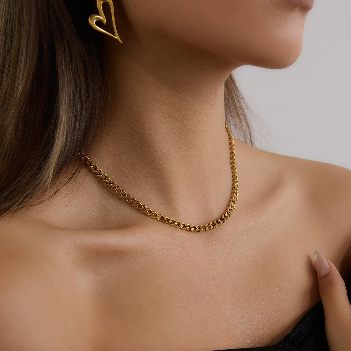 Ysolde Gold Chain Necklace