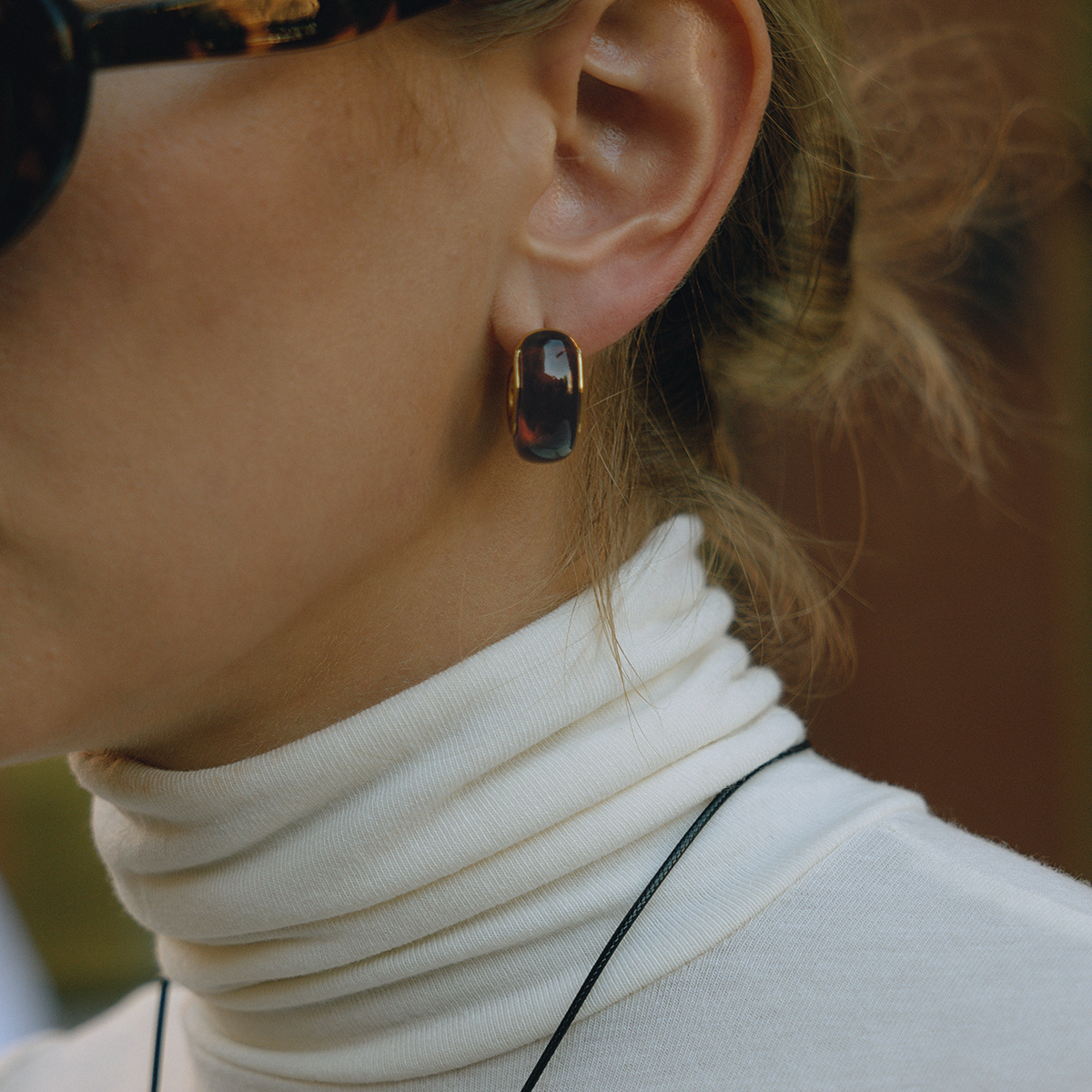 Lexi Chunky Enamel Hoops