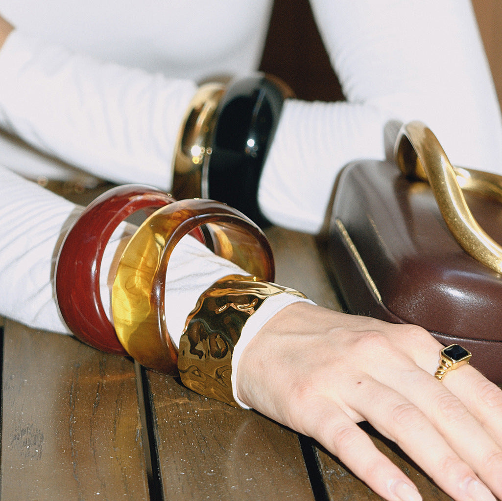 Kaitlyn Chunky Acrylic Bangle