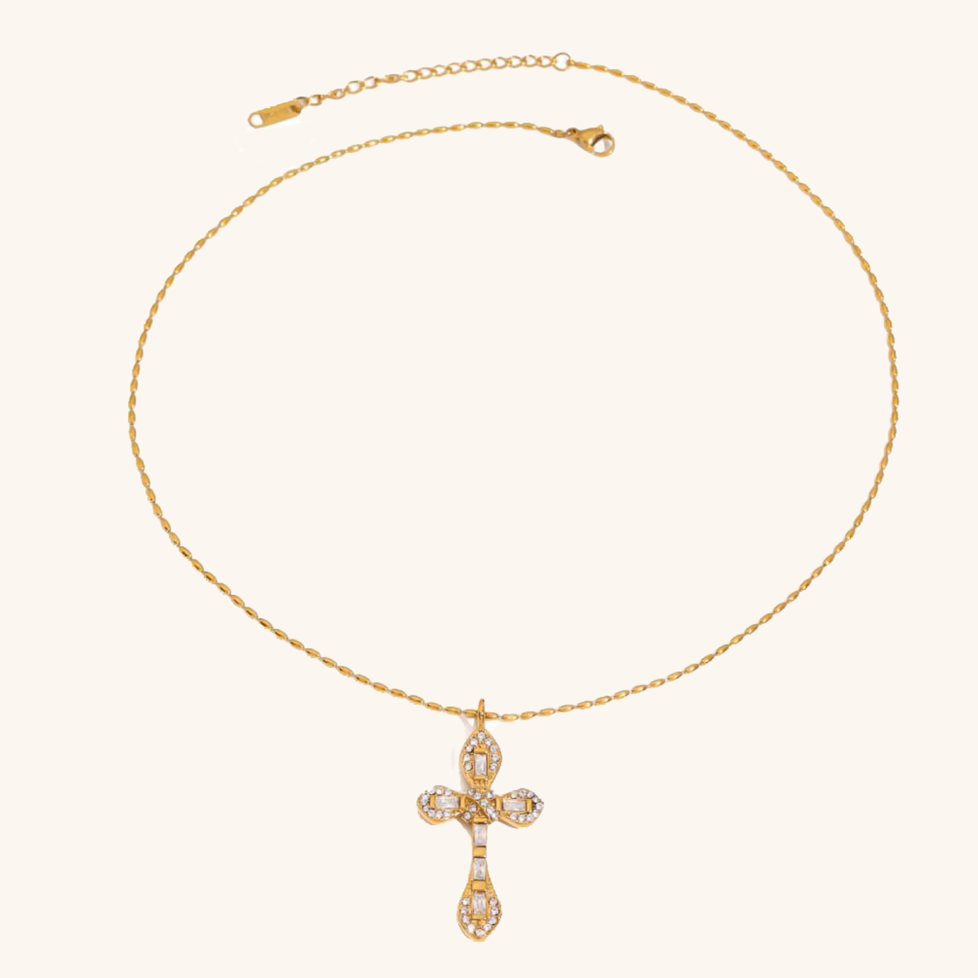 Olea Diamond Crucifix