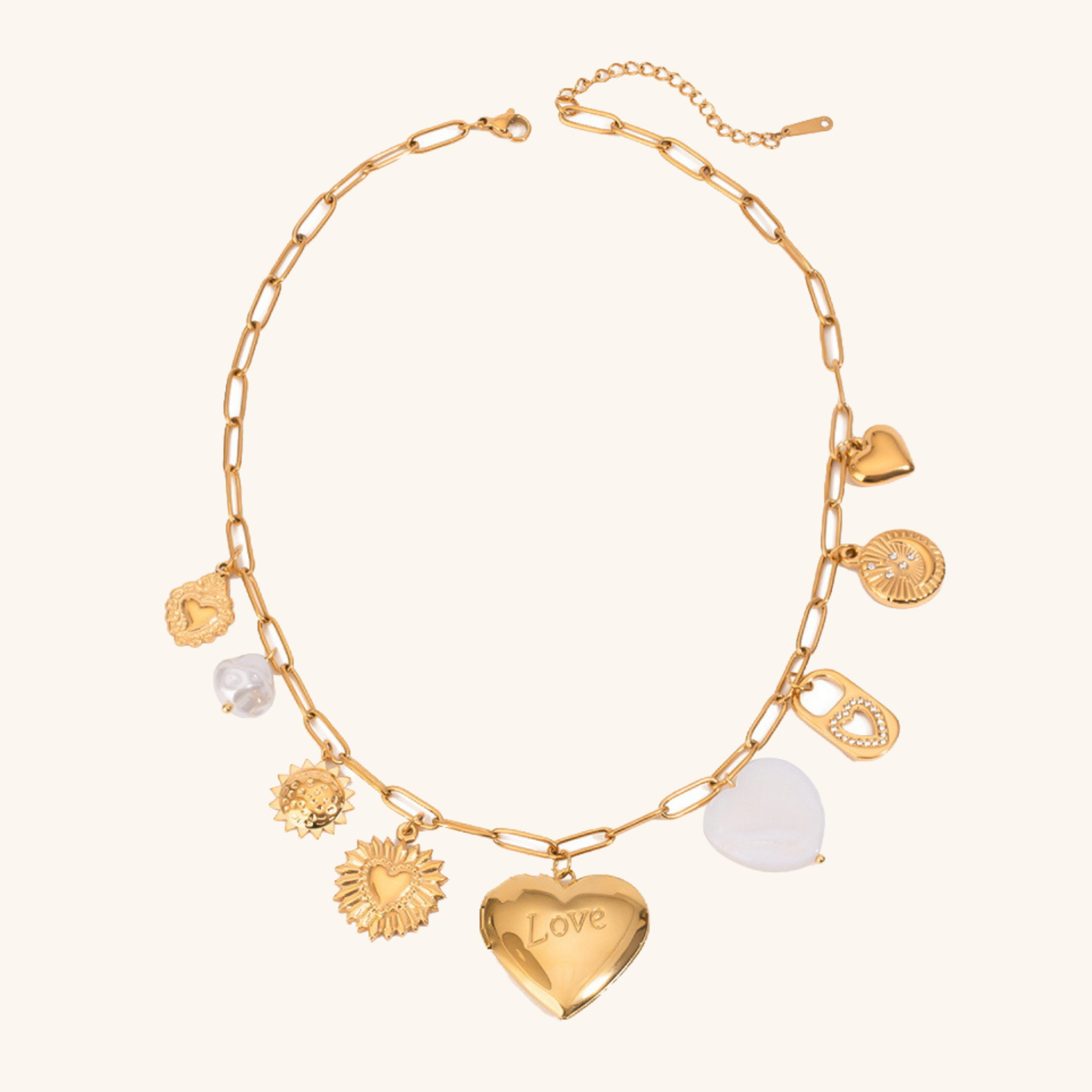 Lianne Gold Heart Locket