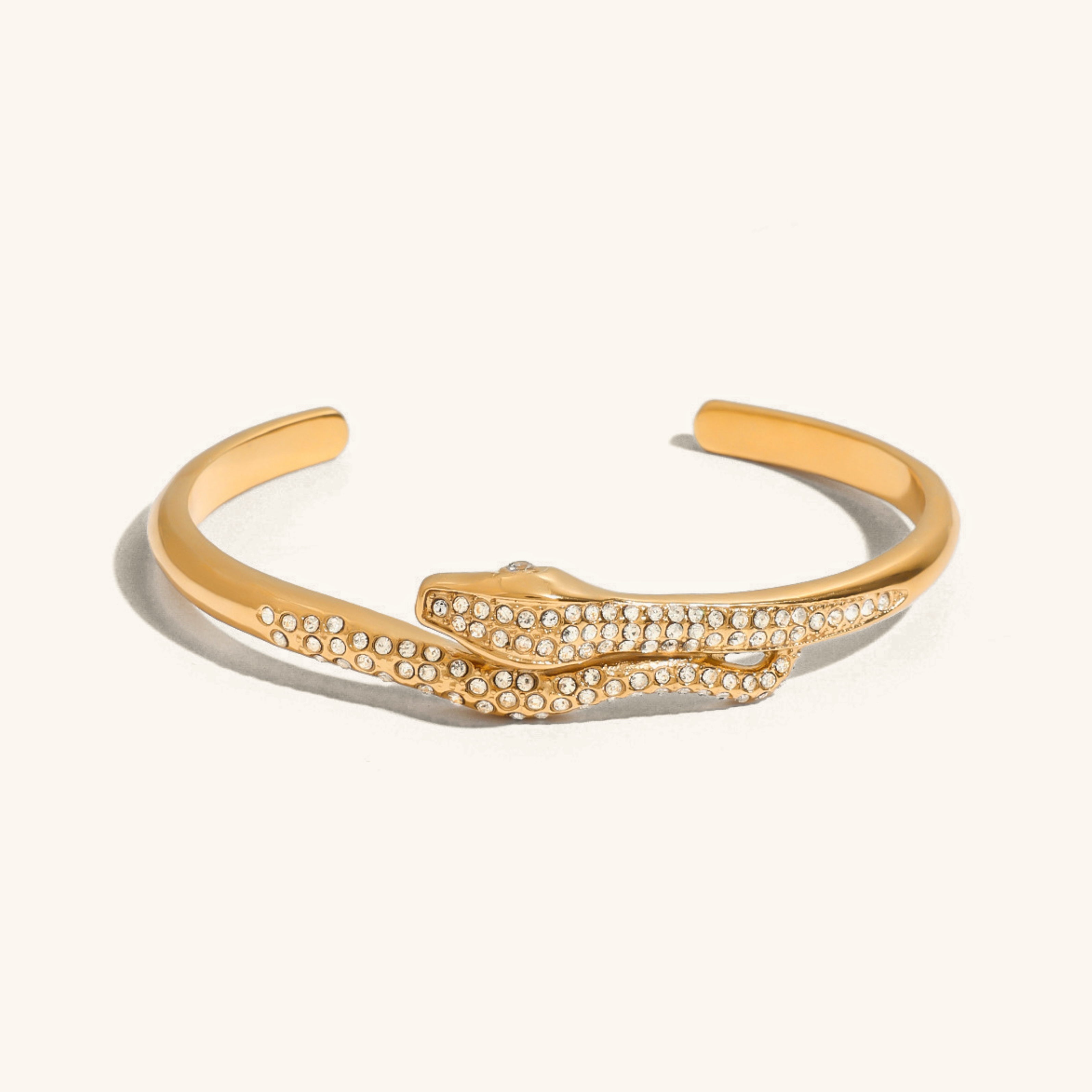 Rosalee Serpentine Diamond Bangle