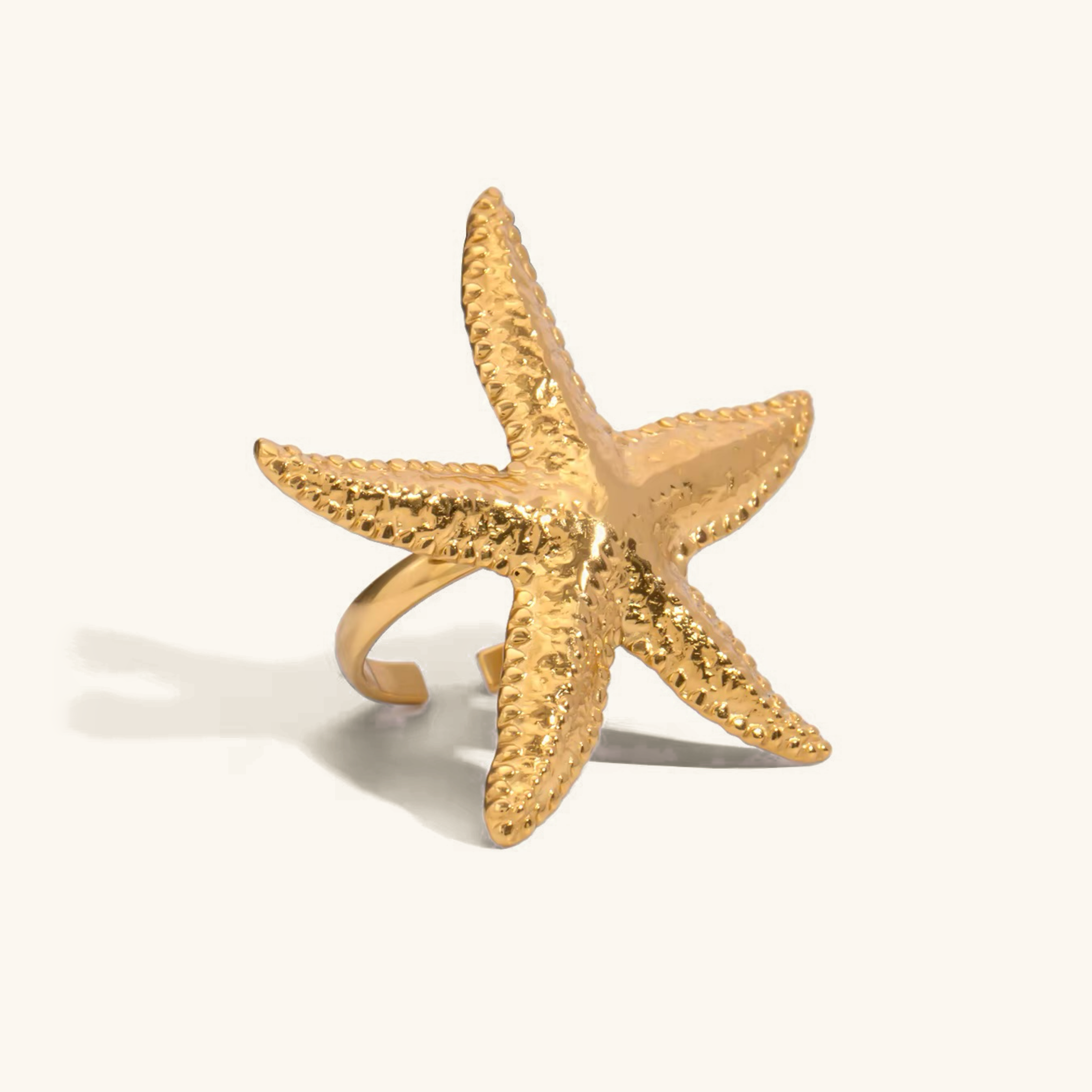 Seabreeze Gold Starfish Ring