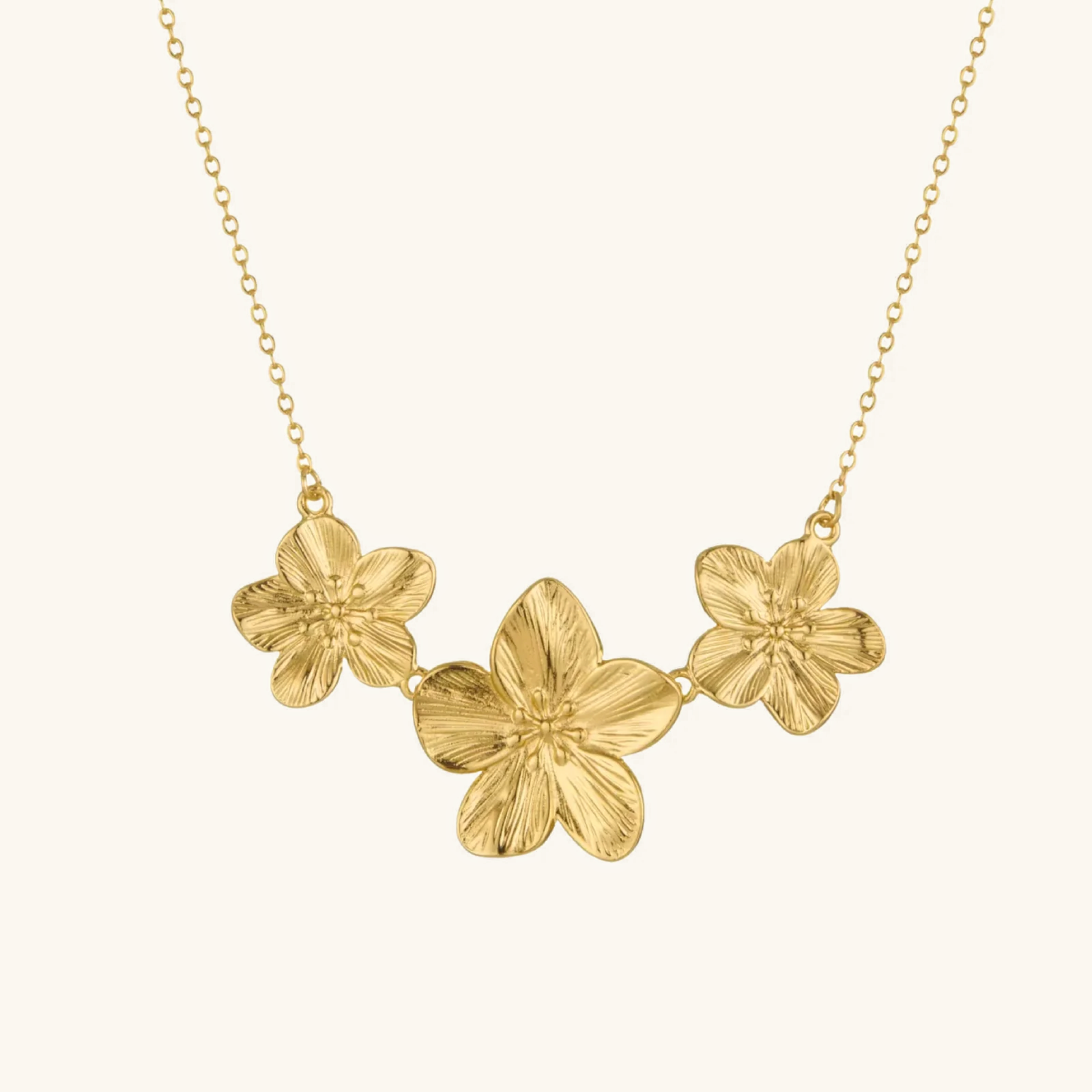 Millie Gold Flower Necklace