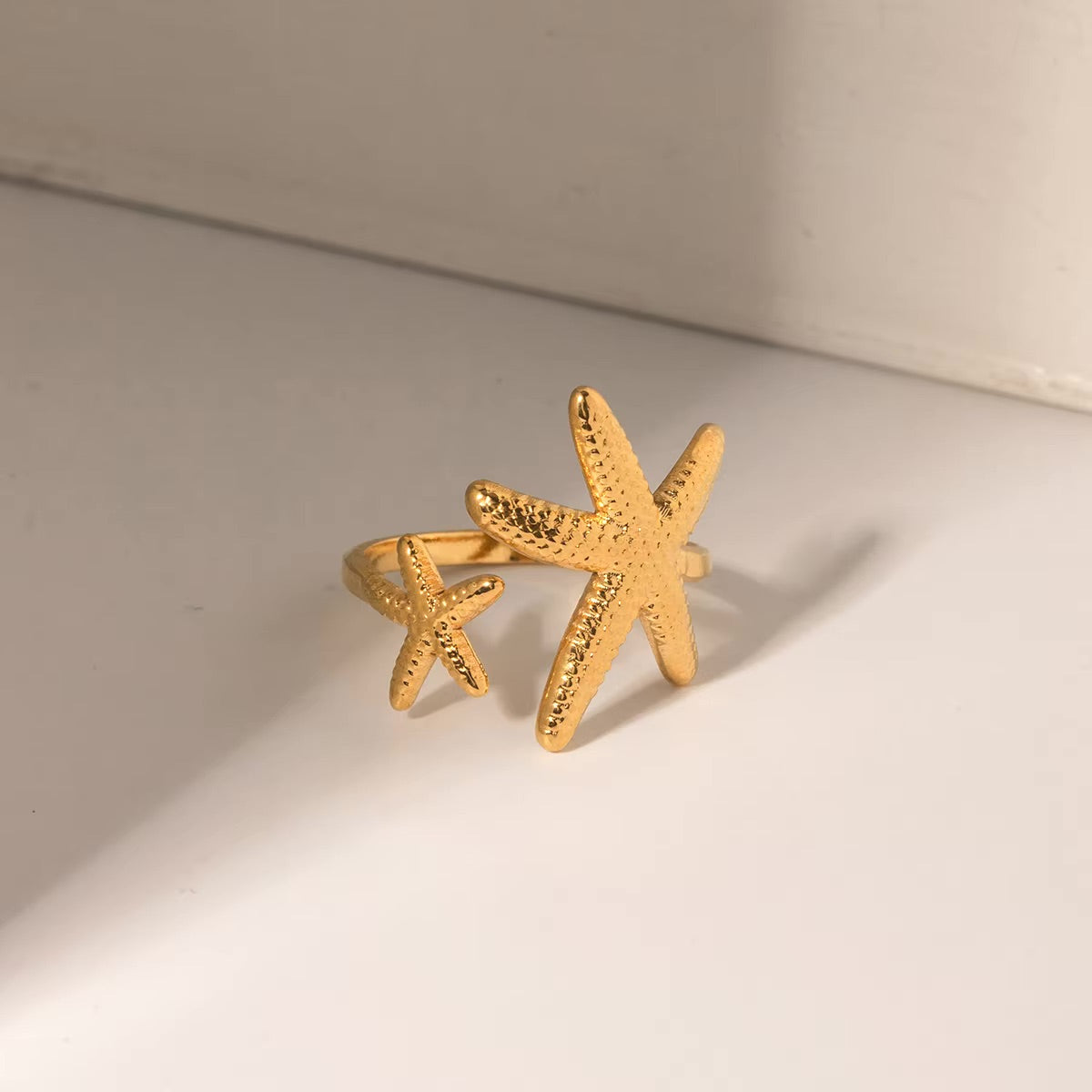 Seastar Gold Starfish Ring