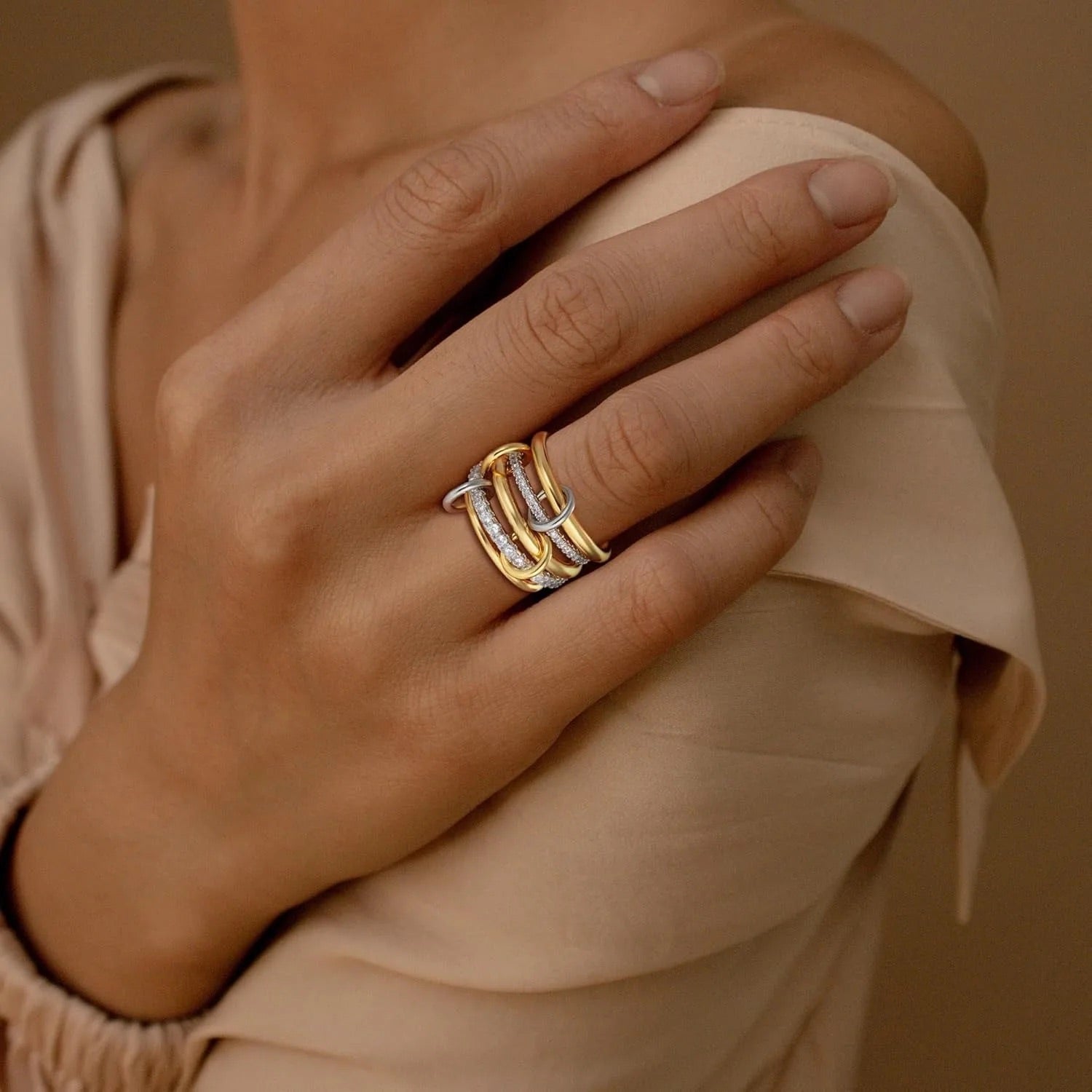 Vera Stacked Diamond Ring