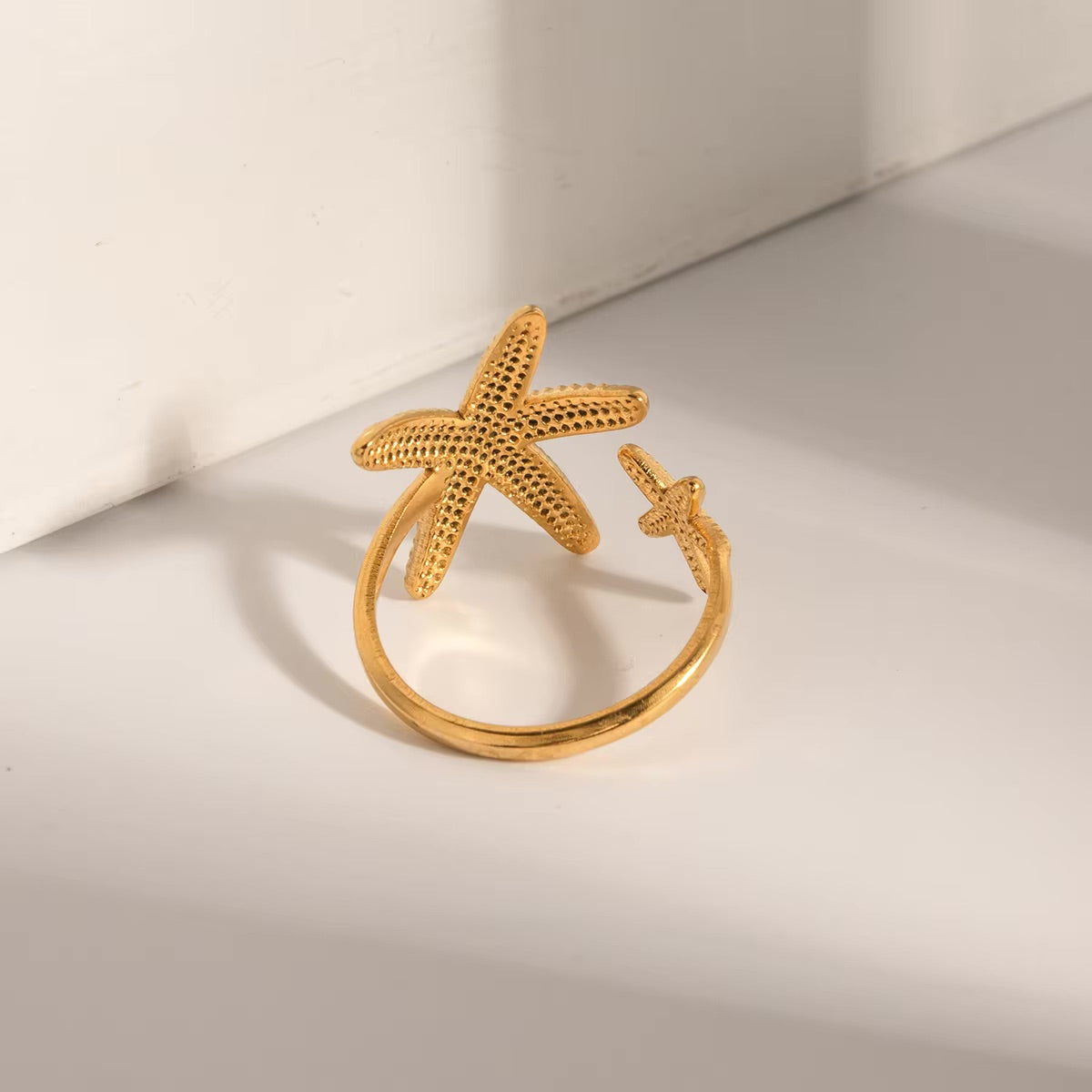 Seastar Gold Starfish Ring