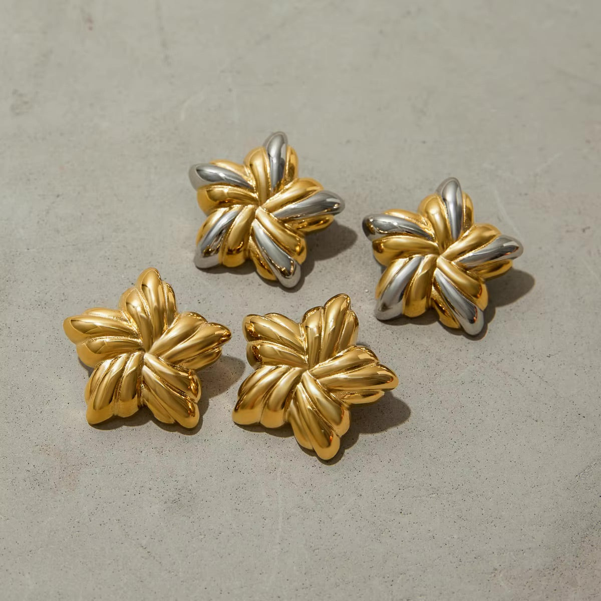 Thymes Gold Star Earrings
