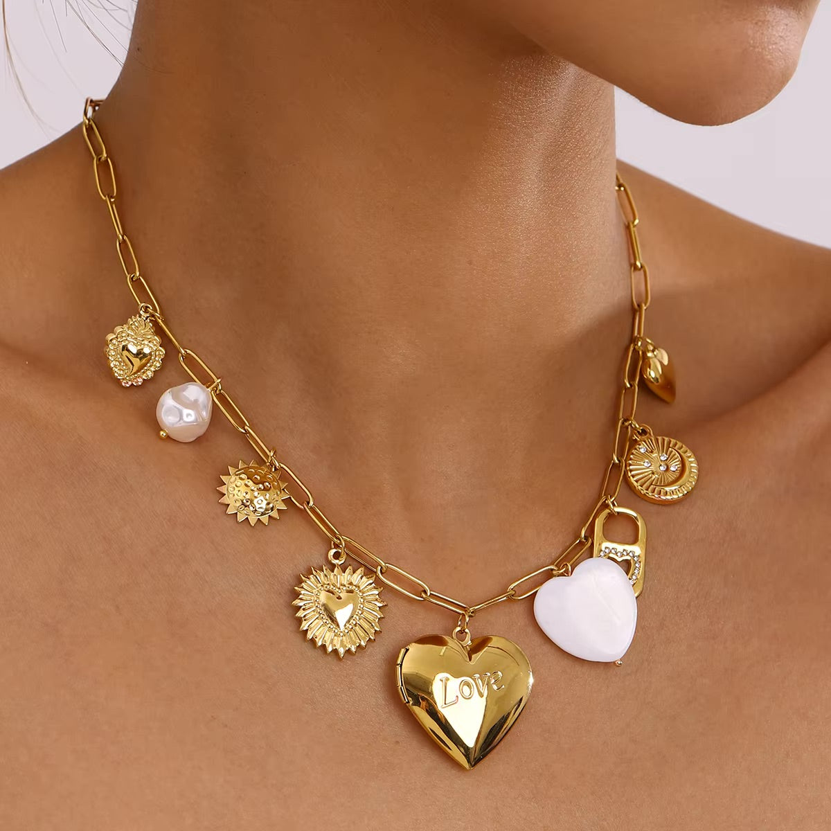 Lianne Gold Heart Locket