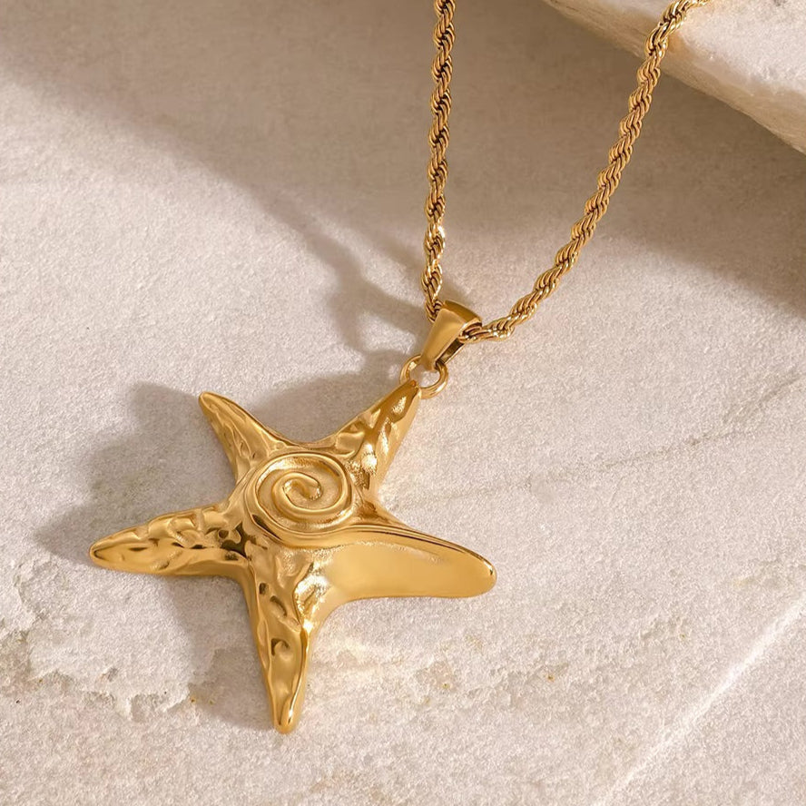 Tammy Gold Starfish Necklace