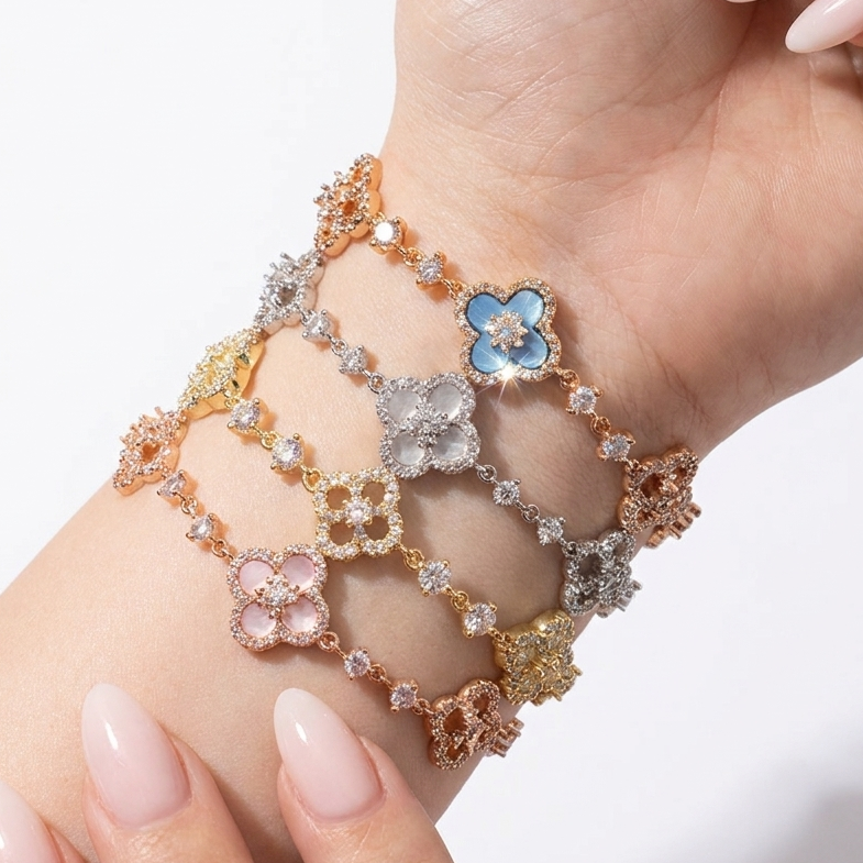 Diamond Bloom Bracelet