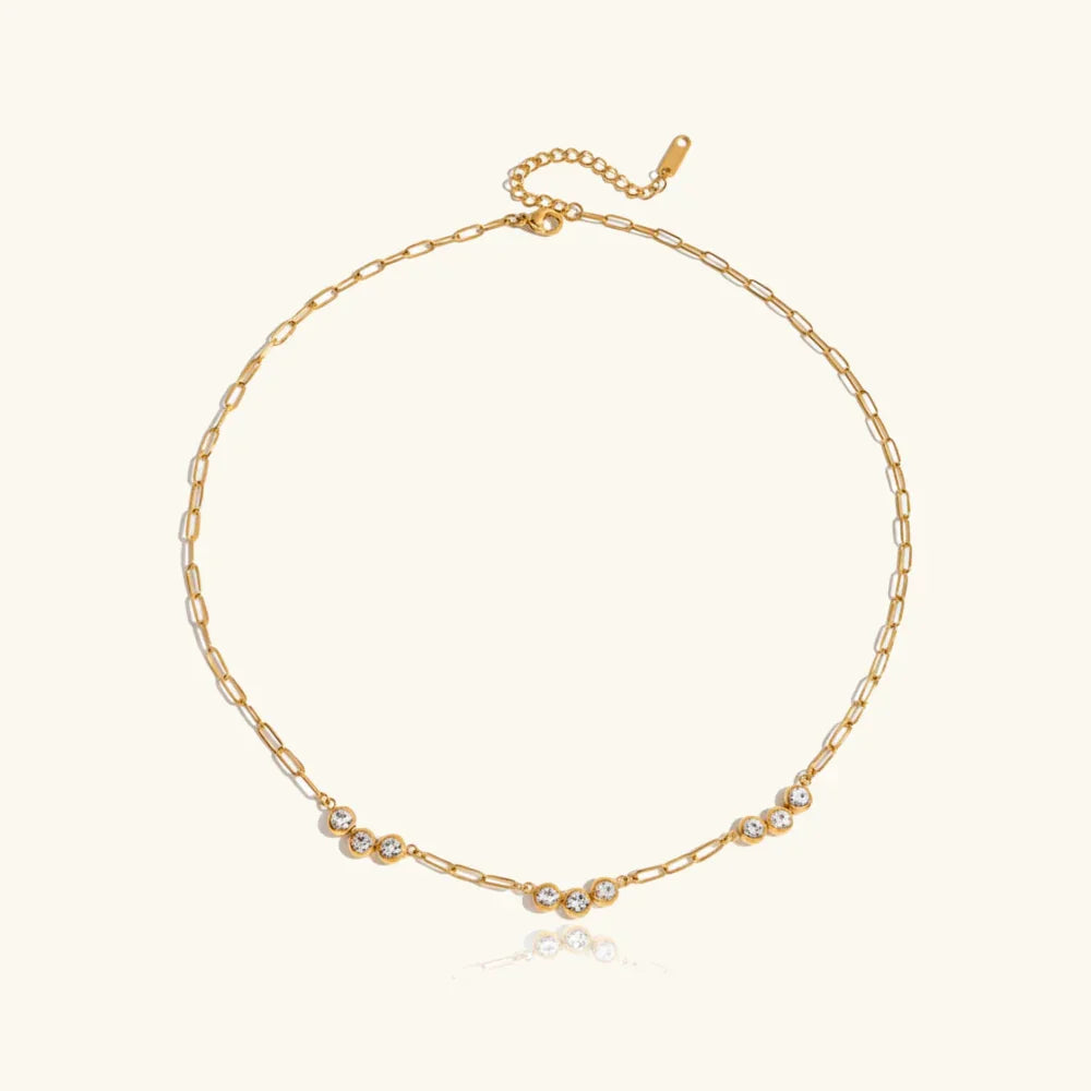 Fortune Diamond Clover Necklace