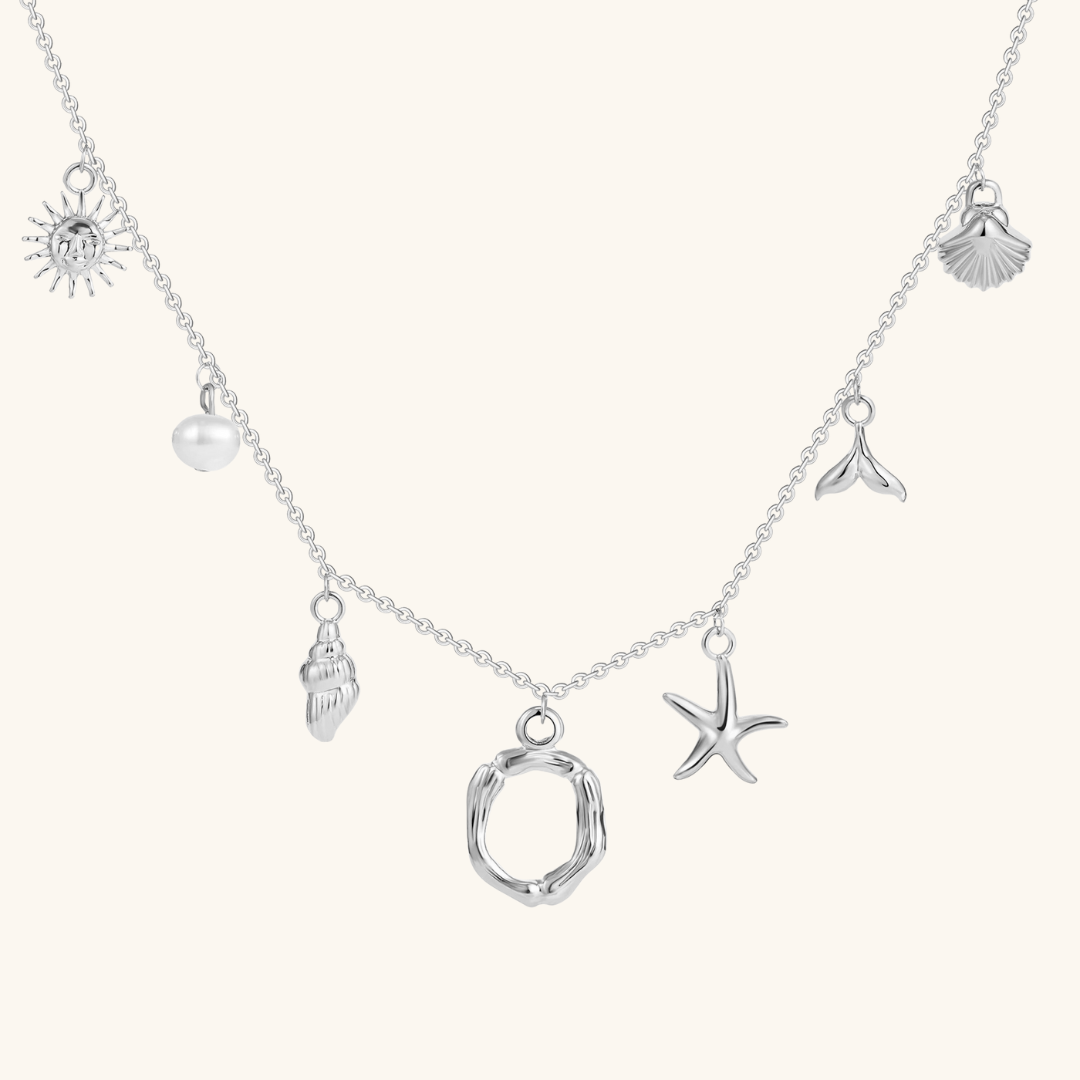 Avaria Ocean Initial Necklace