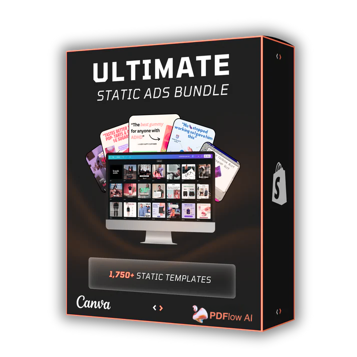 1000 Proven To Work Meta Static Ad Templates | Plug-n-Play With Canva & Figma