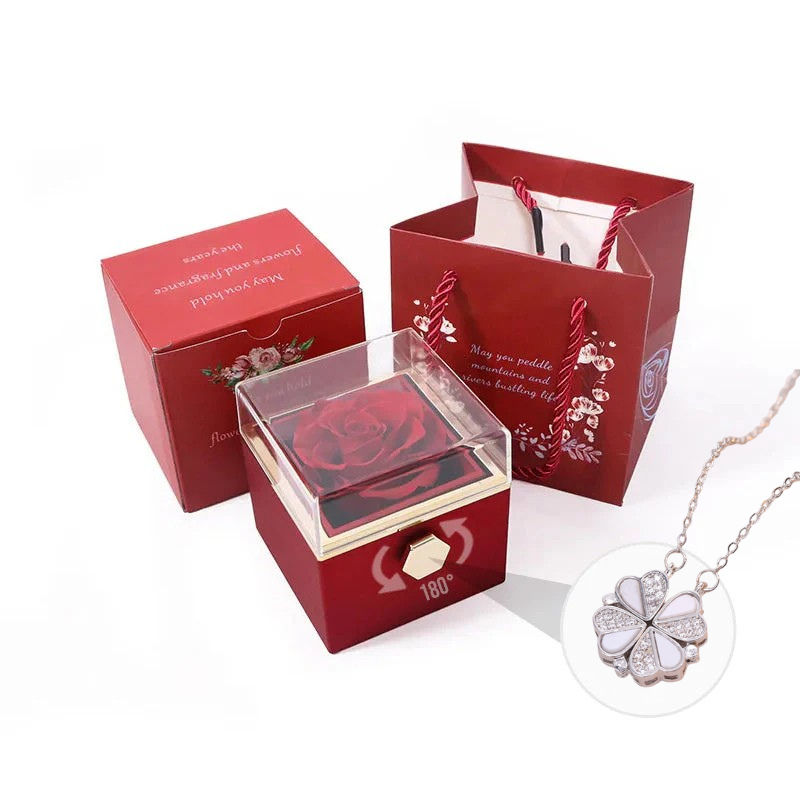 Radiant Clover Heart Necklace