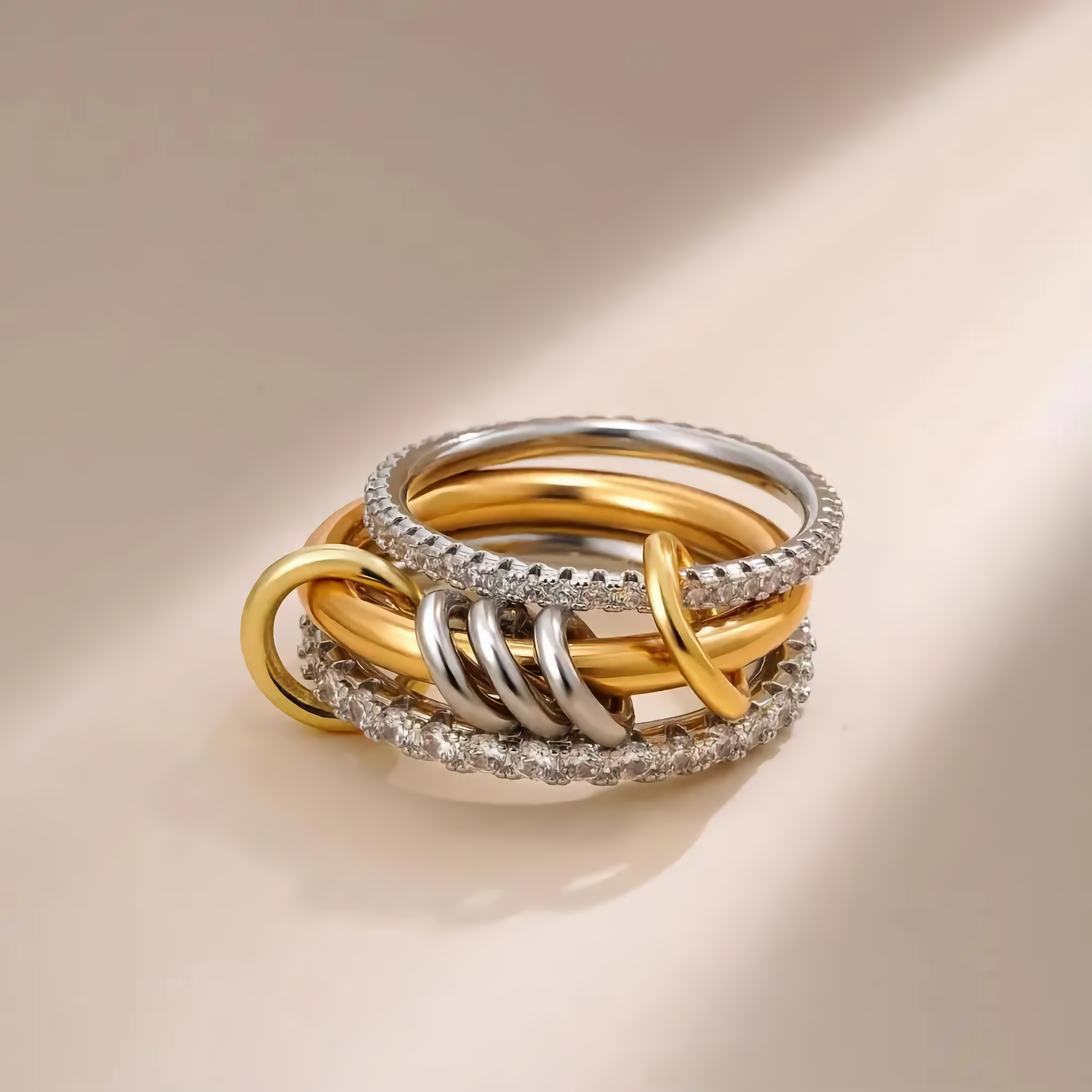 Cosette Stacked Diamond Ring
