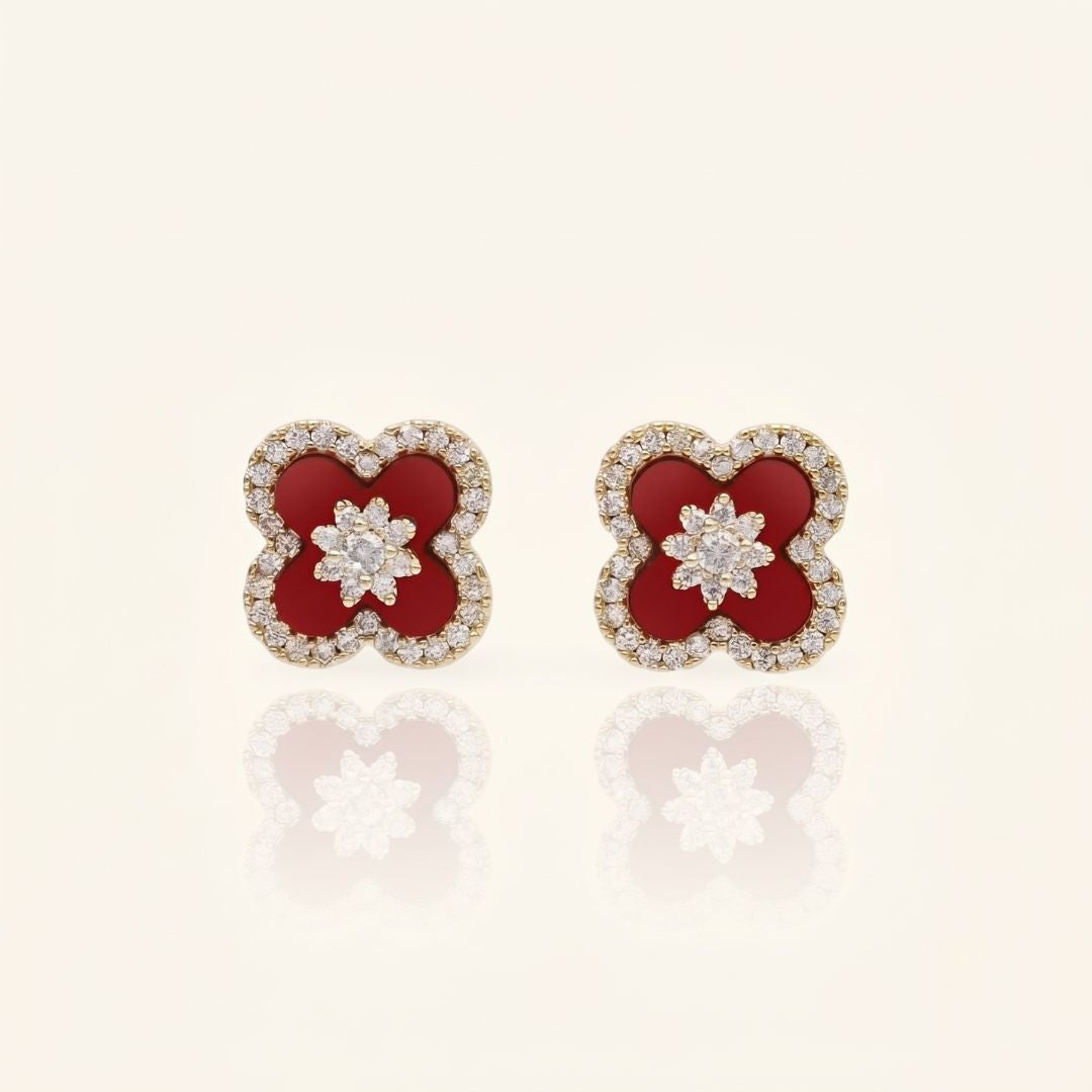 Diamond Bloom Earrings