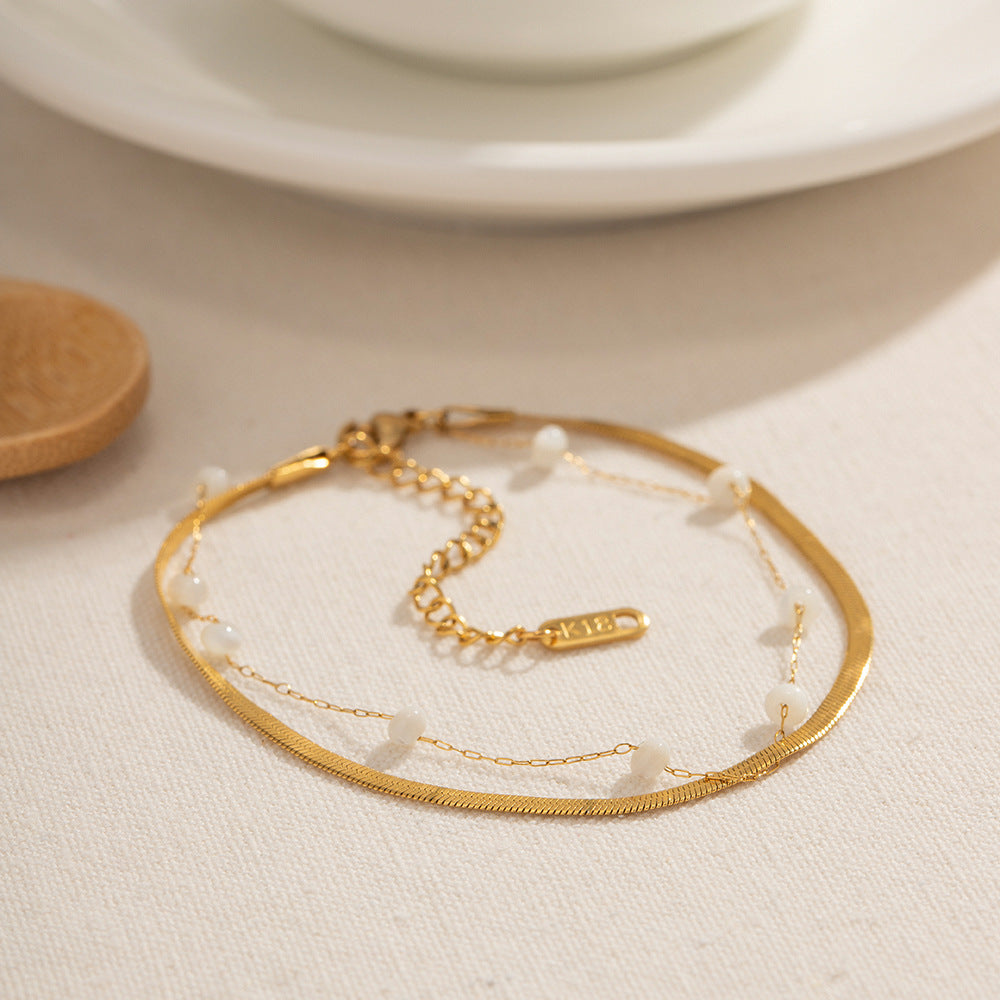 Pearla Freshwater Pearl Anklet