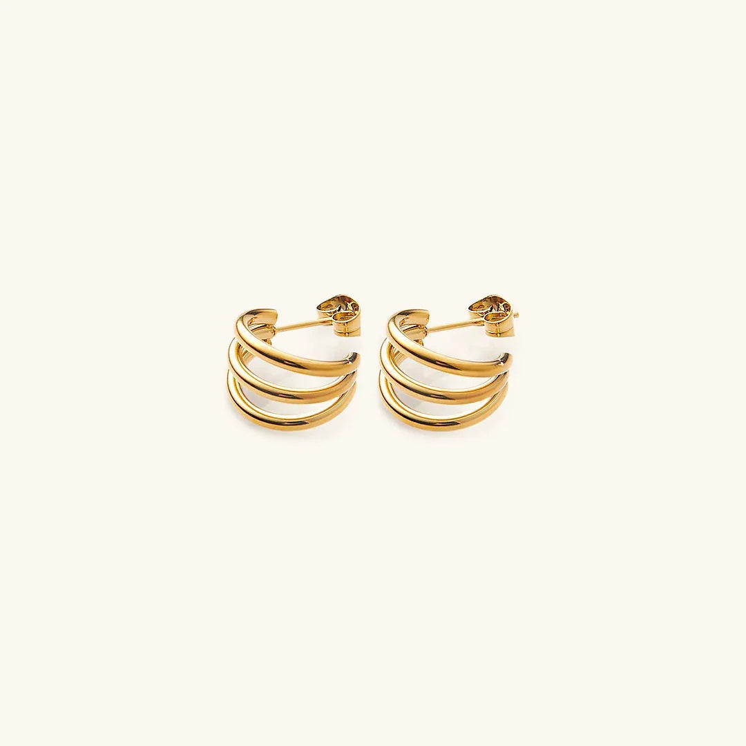 Cradle Gold Earrings