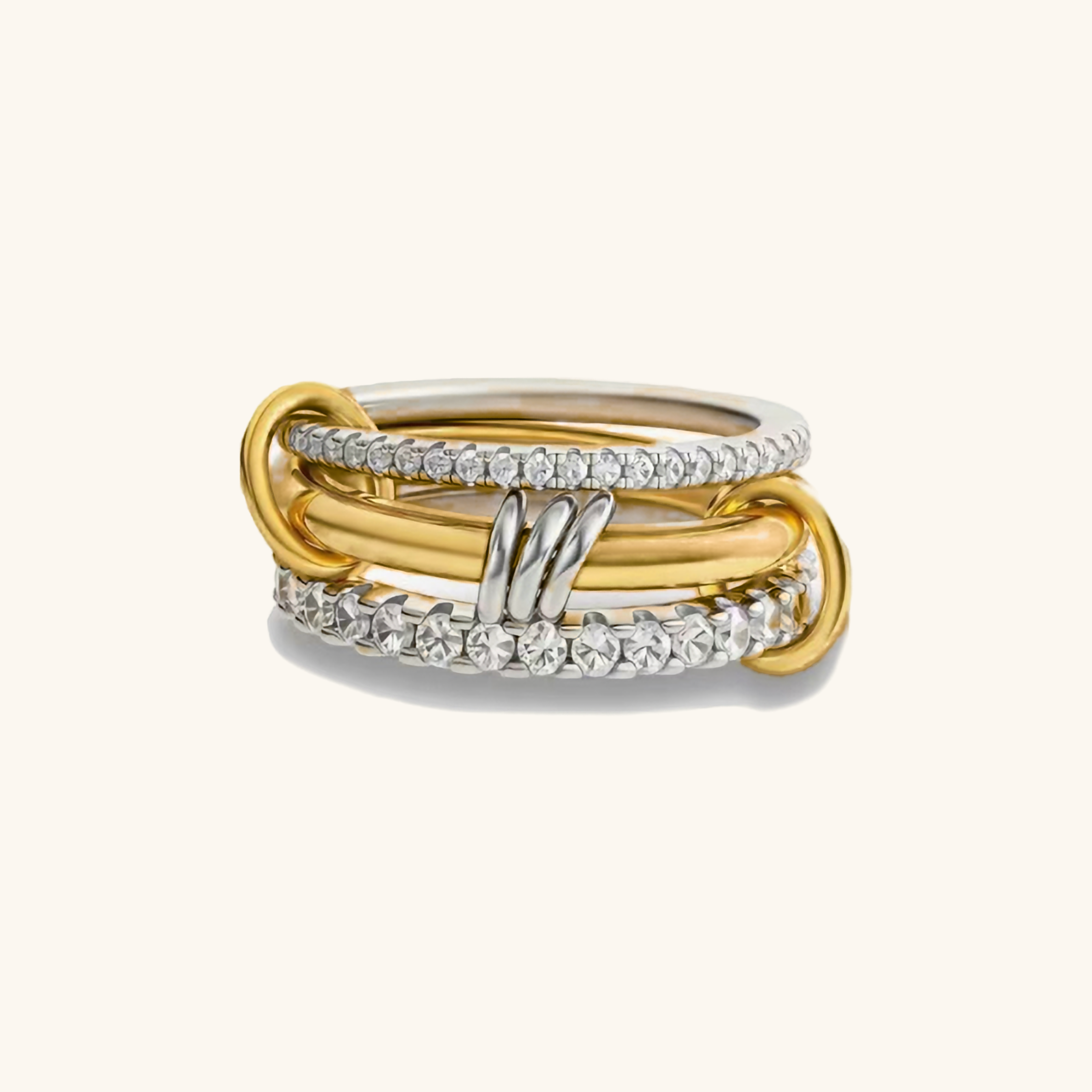 Cosette Stacked Diamond Ring