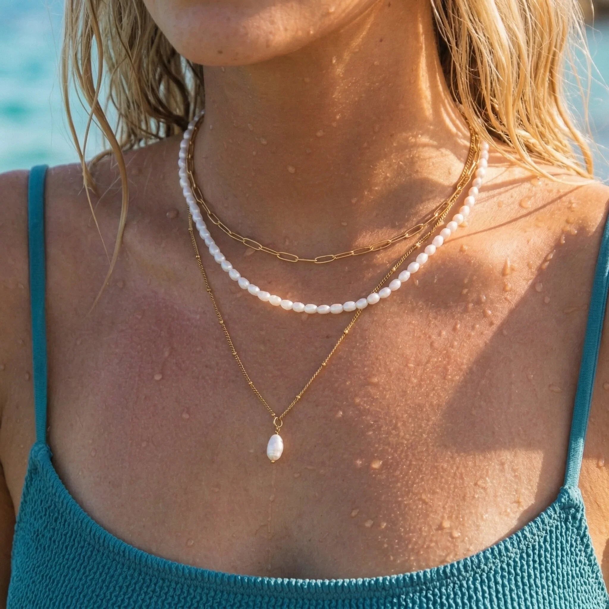 Lena Golden Chain Necklace