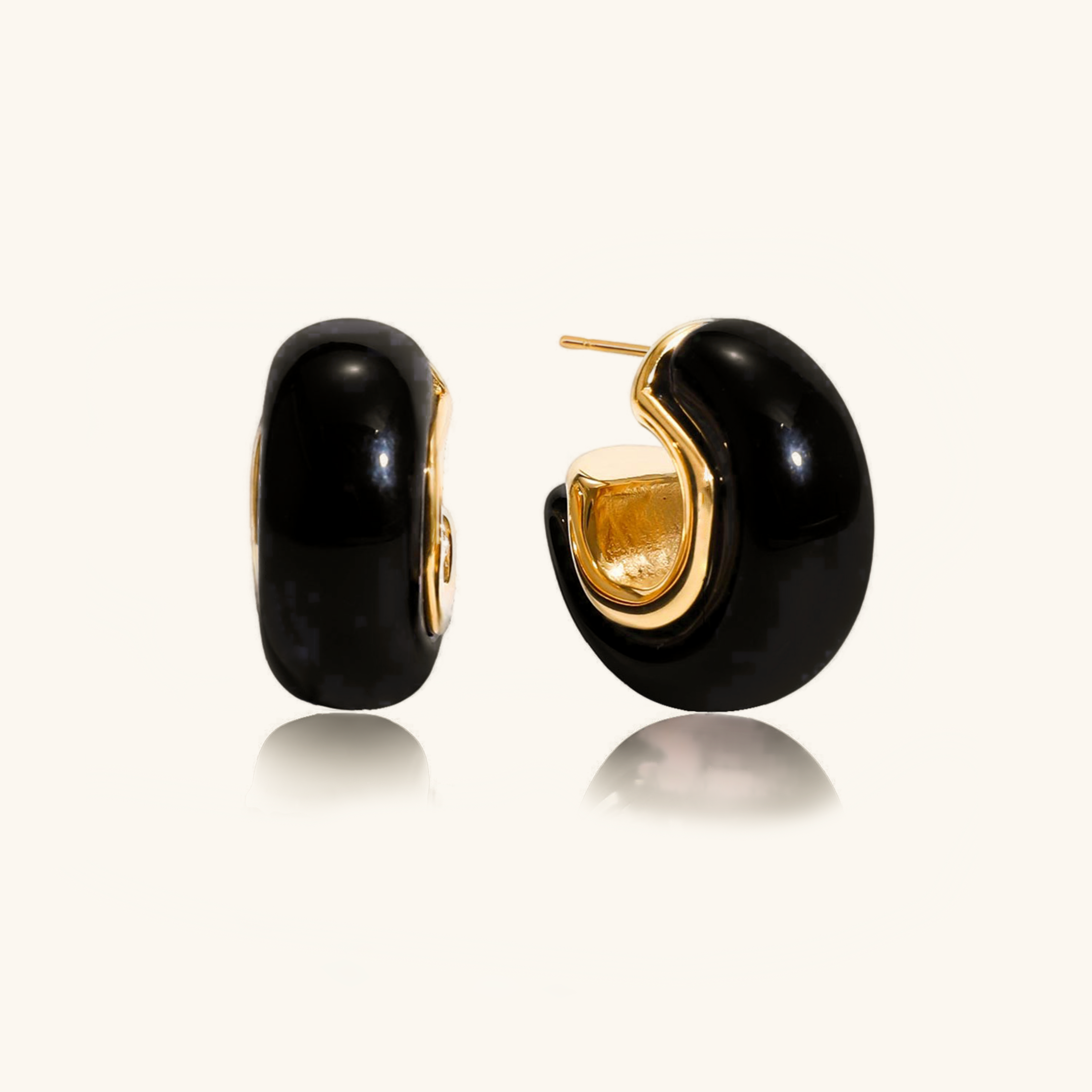 Lexi Chunky Enamel Hoops