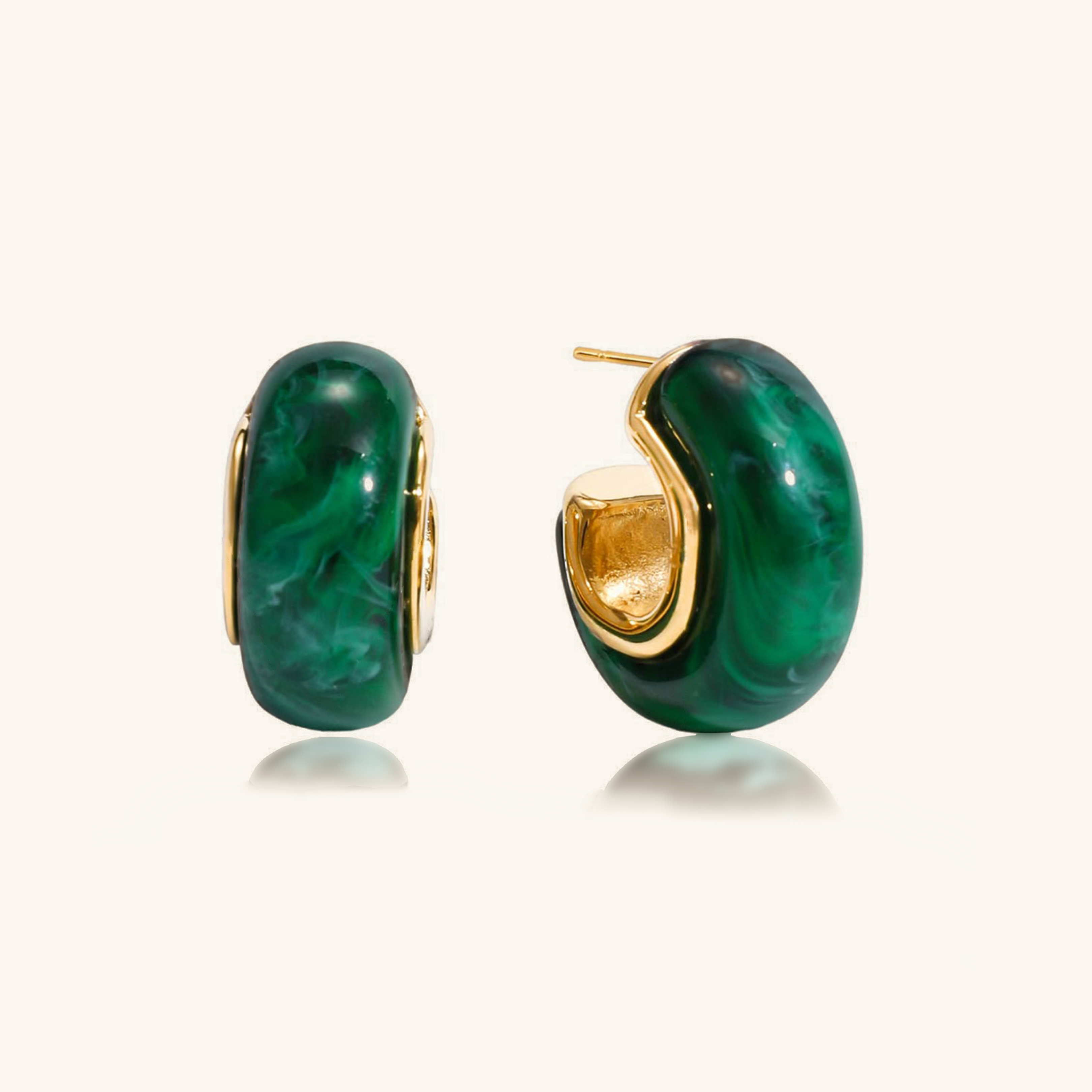 Lexi Chunky Enamel Hoops