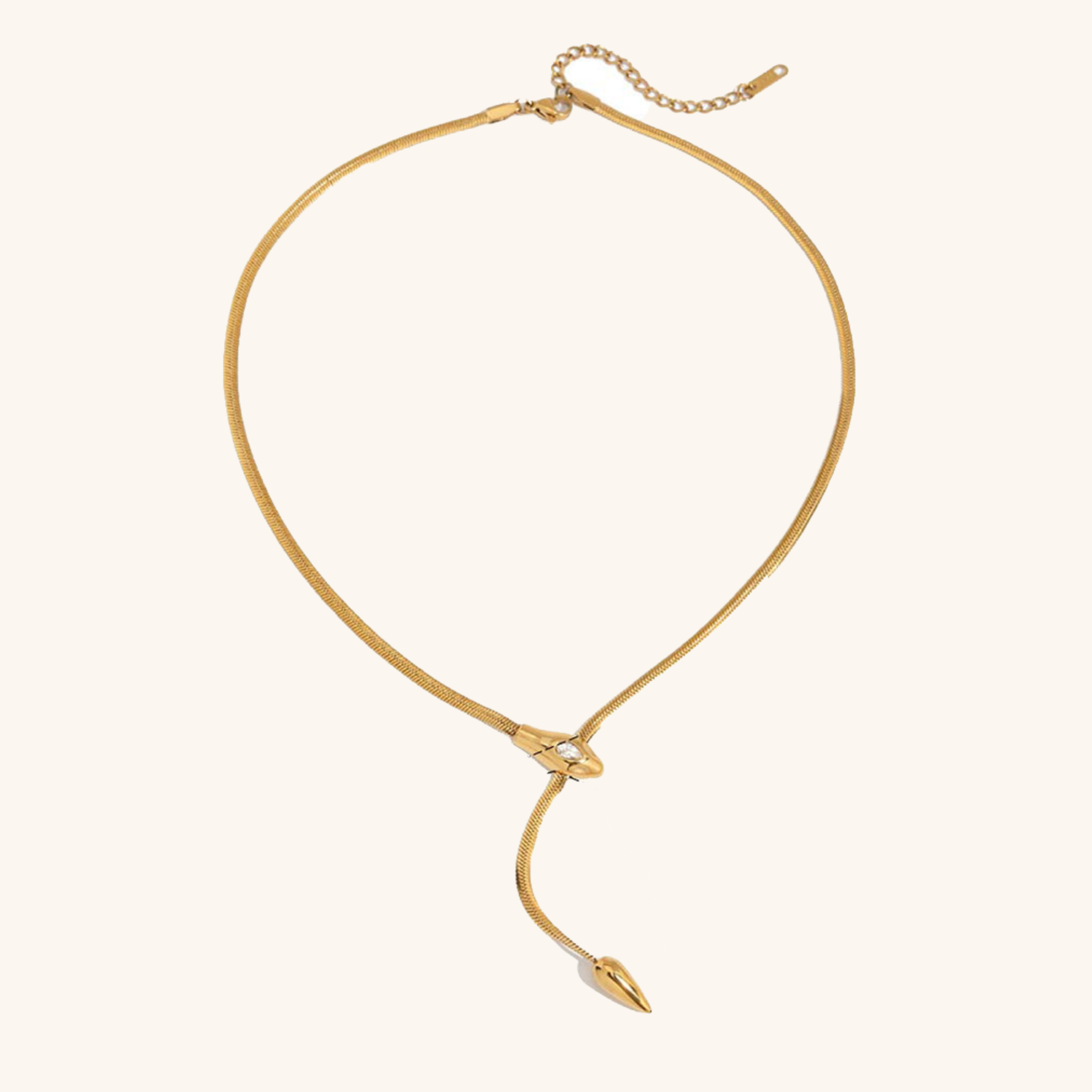 Zarelle Gold Serpentine Pendant