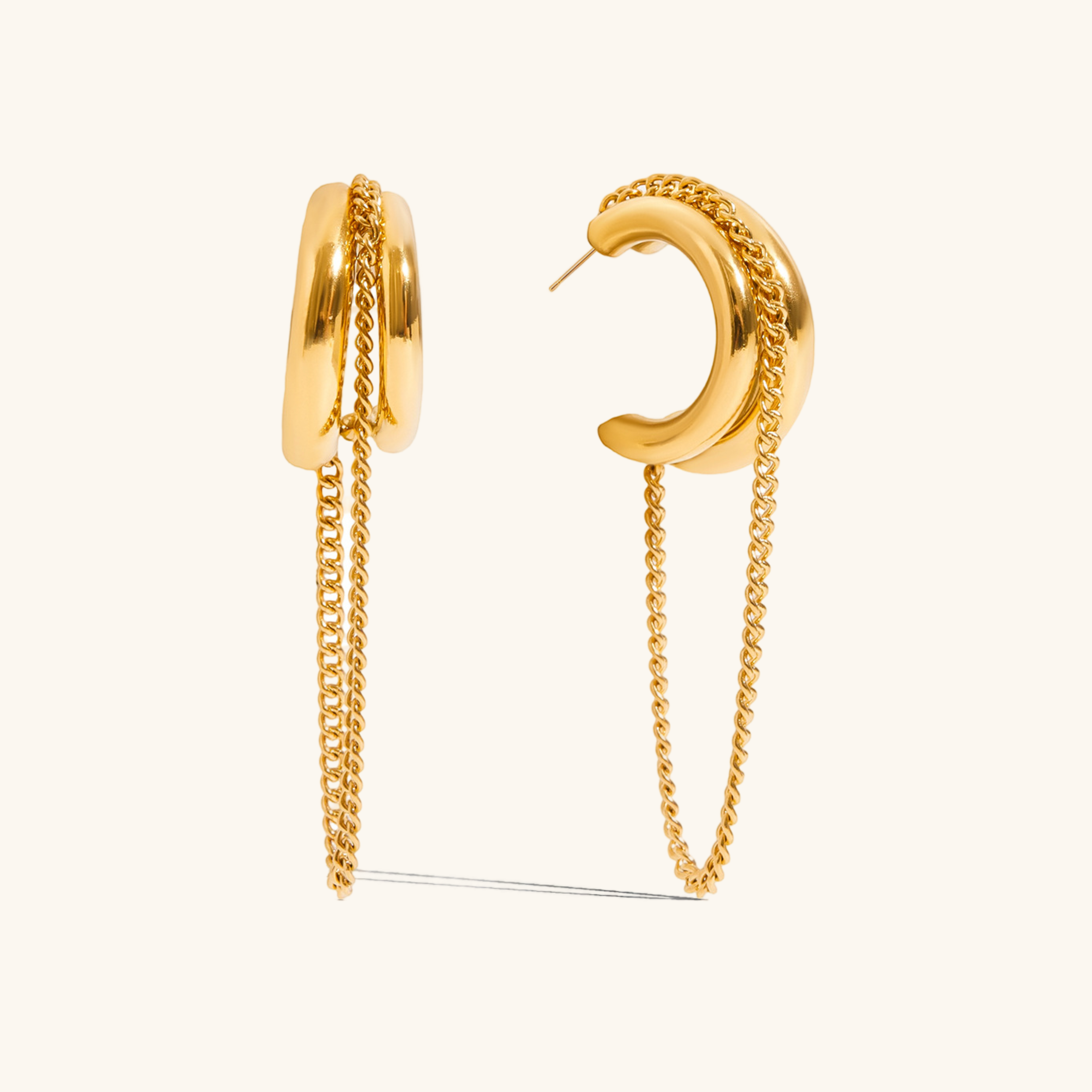 Galilea Link Chain Hoops