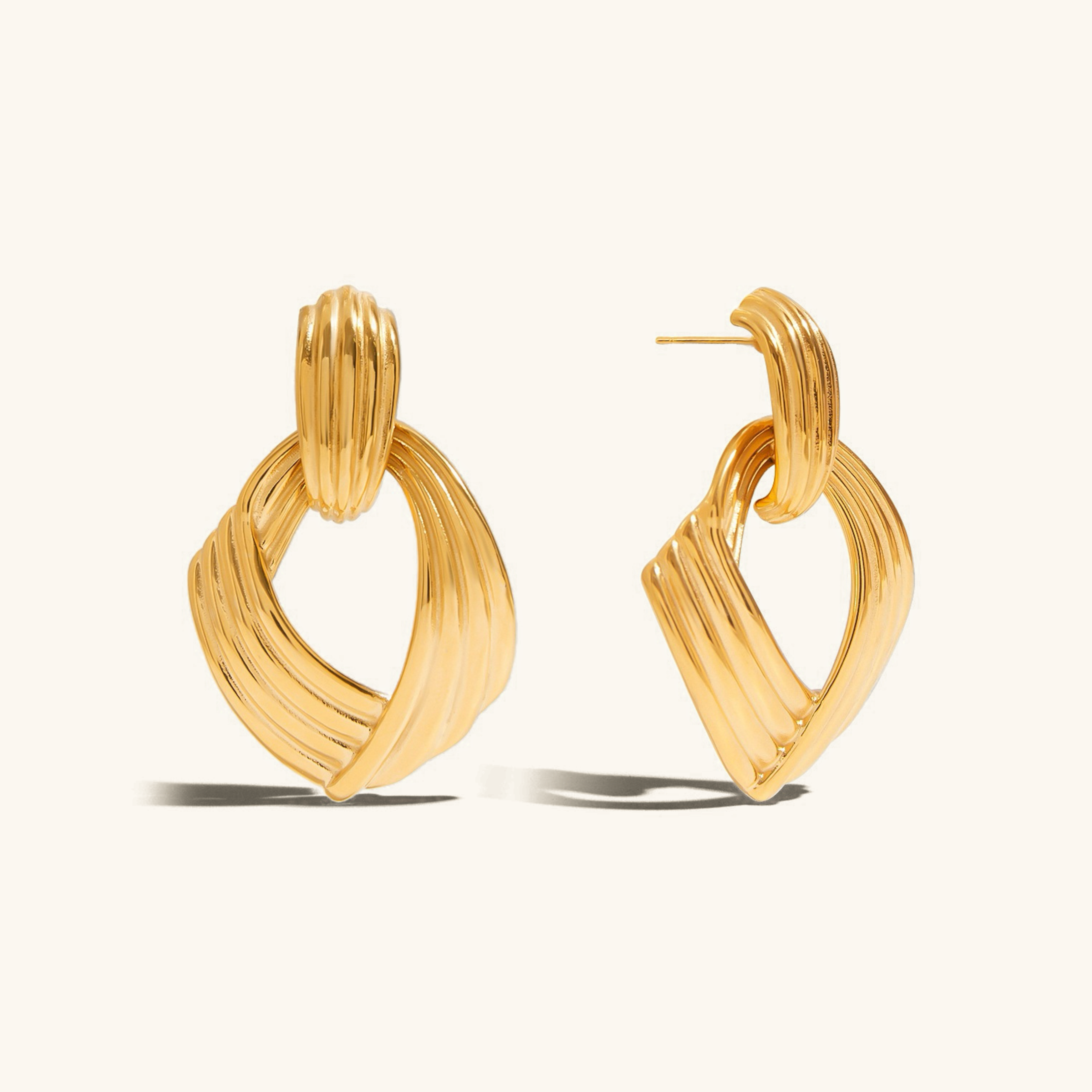 Selma Gold Knot Earrings