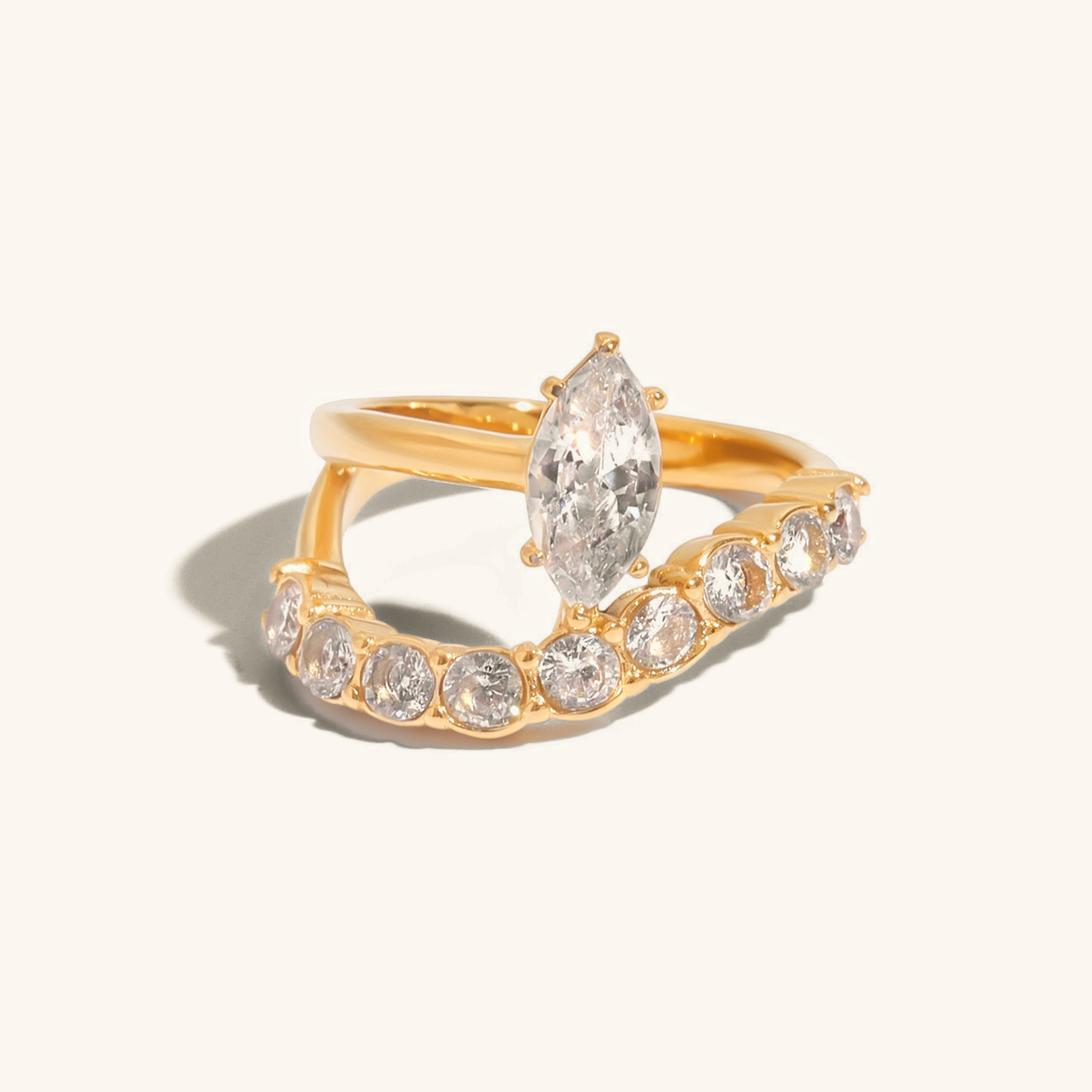 Calina Marquise Diamond Ring
