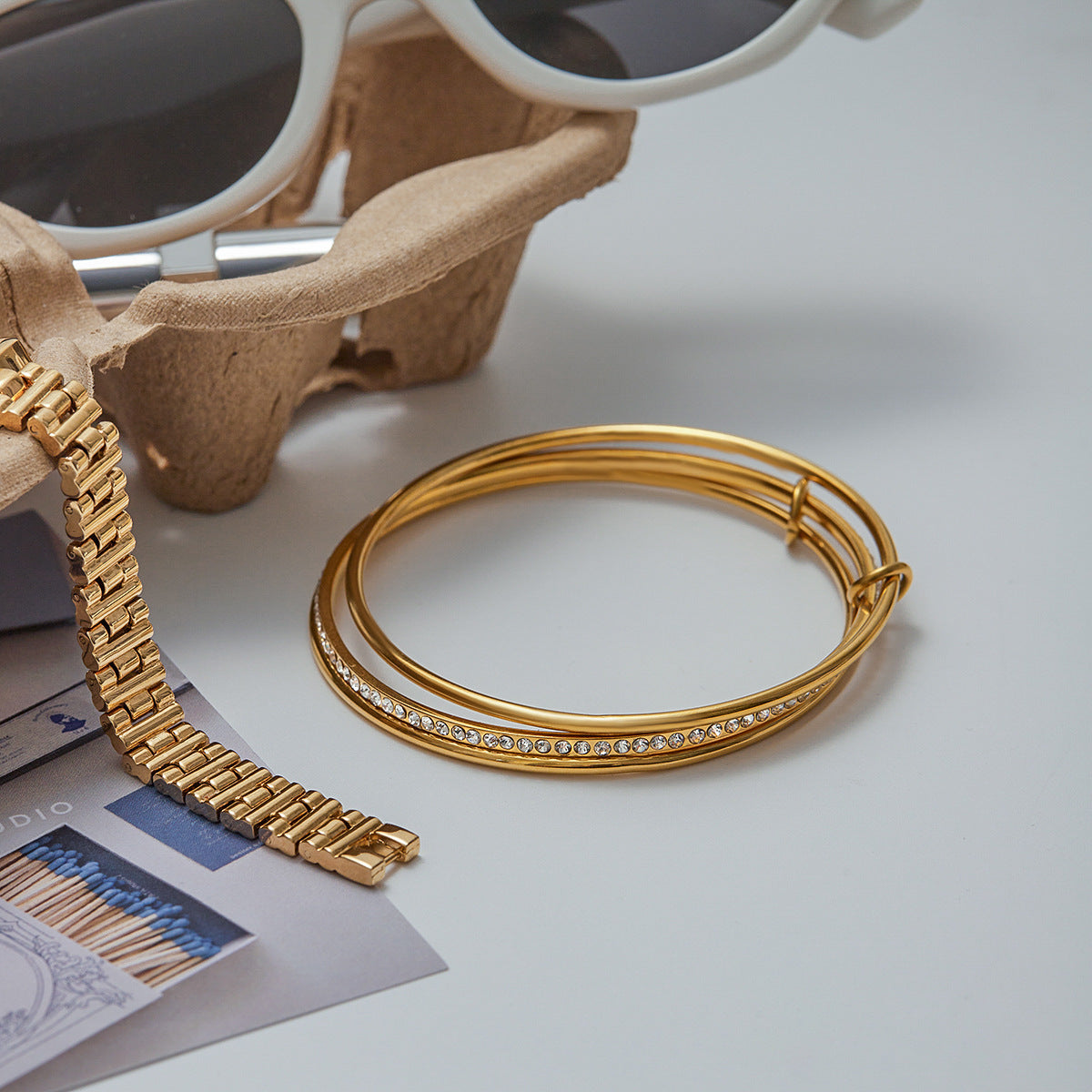 Quinley Stacked Diamond Bracelet