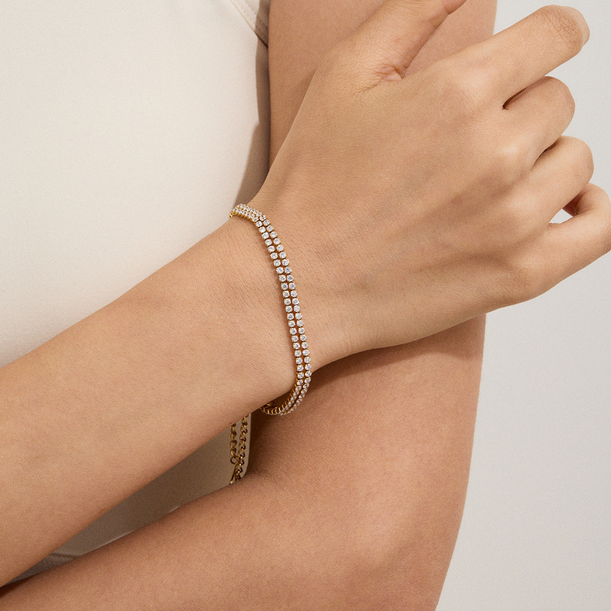 Florabelle Double Tennis Bracelet