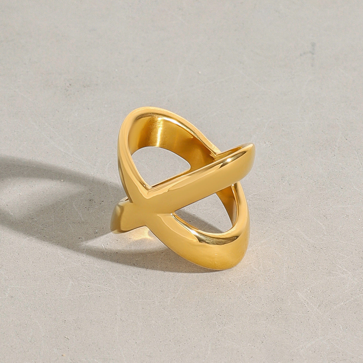 Carolyn Gold Cross Ring