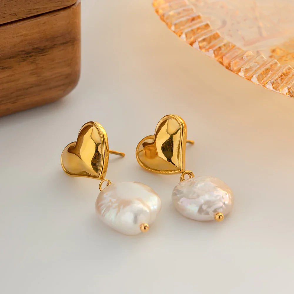 Blanche Freshwater Pearl Earrings