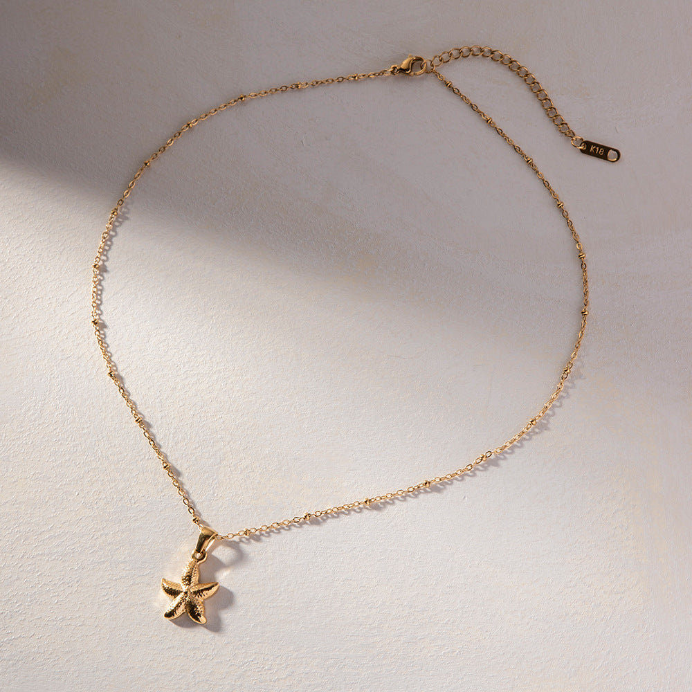 Emmie Gold Starfish Pendant