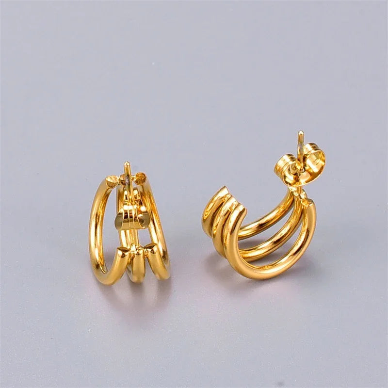Cradle Gold Earrings
