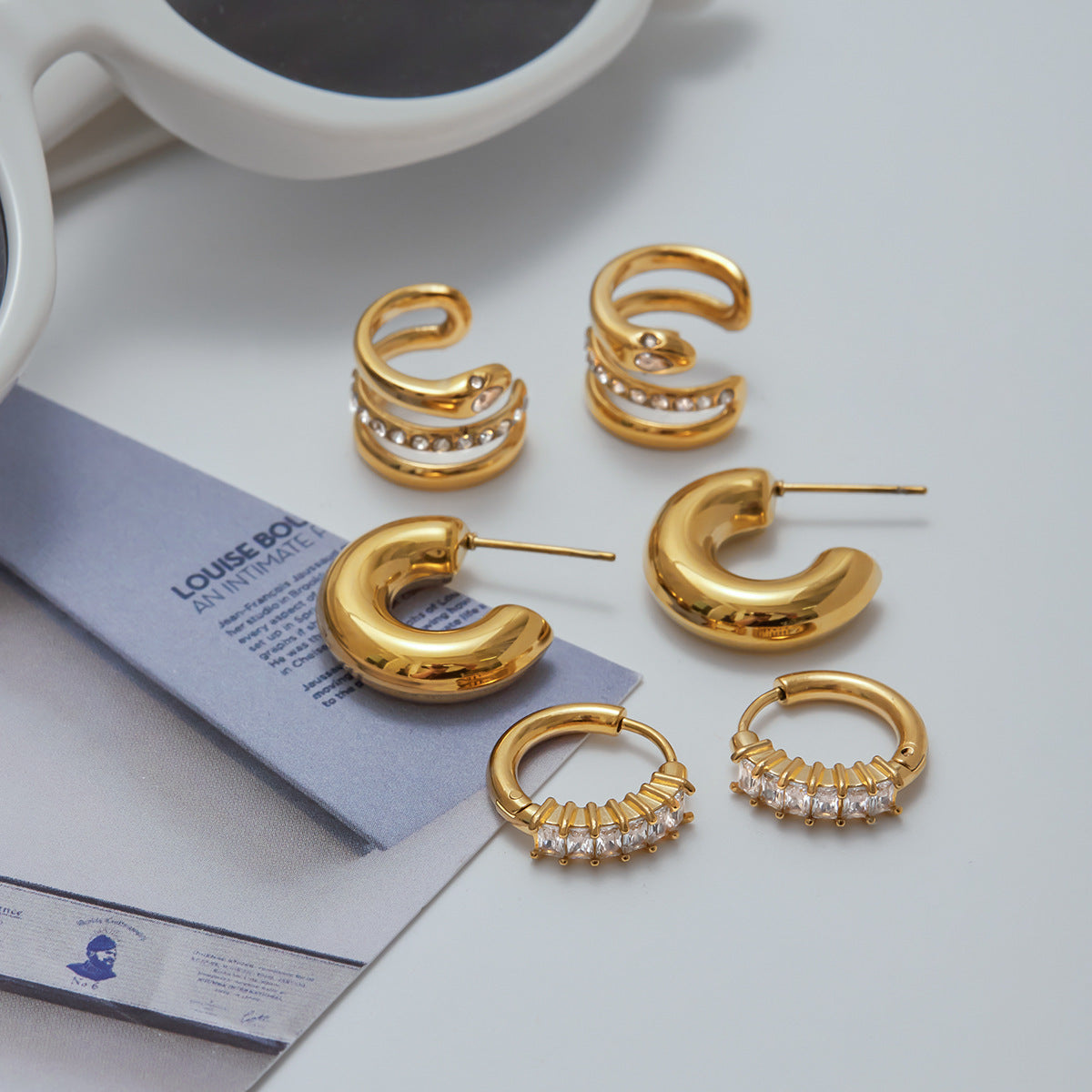 Orielle Staple Gold Earrings Bundle